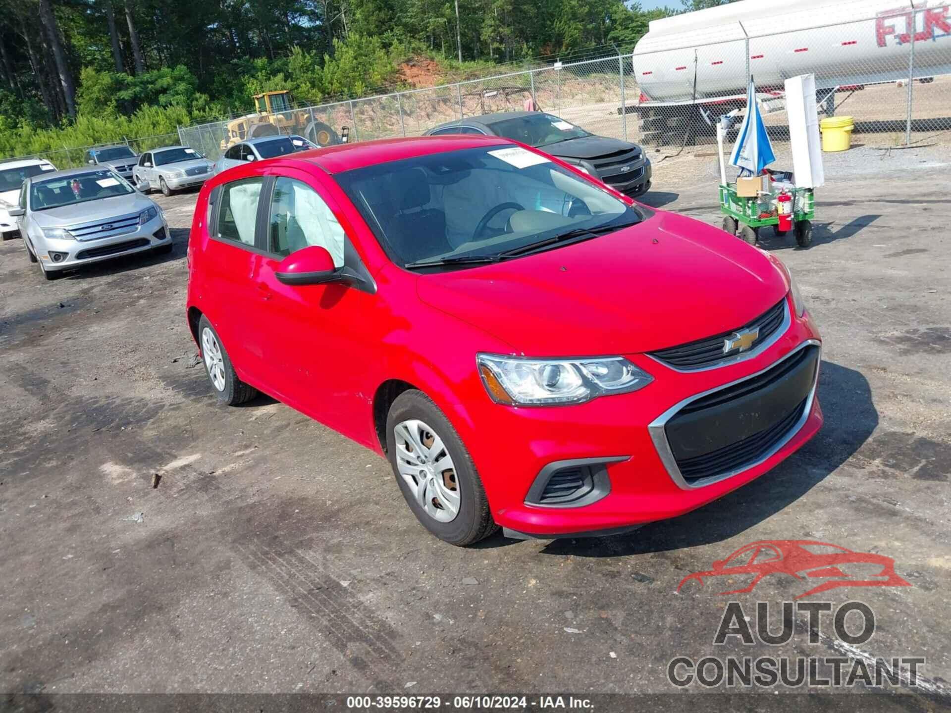 CHEVROLET SONIC 2020 - 1G1JG6SB4L4124313