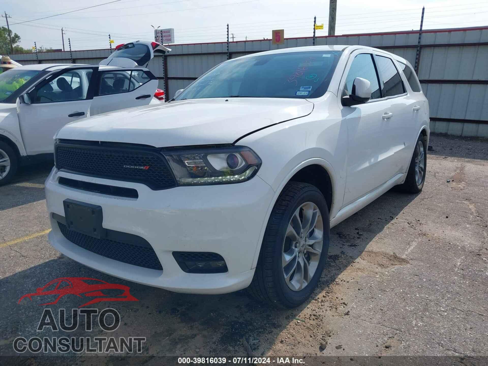 DODGE DURANGO 2019 - 1C4RDHDGXKC824476