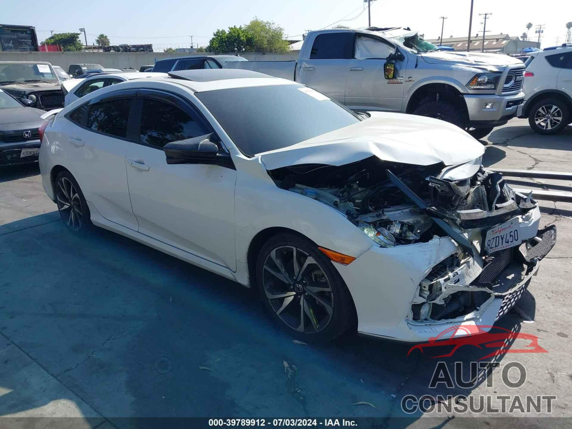 HONDA CIVIC SI 2019 - 2HGFC1E53KH702115