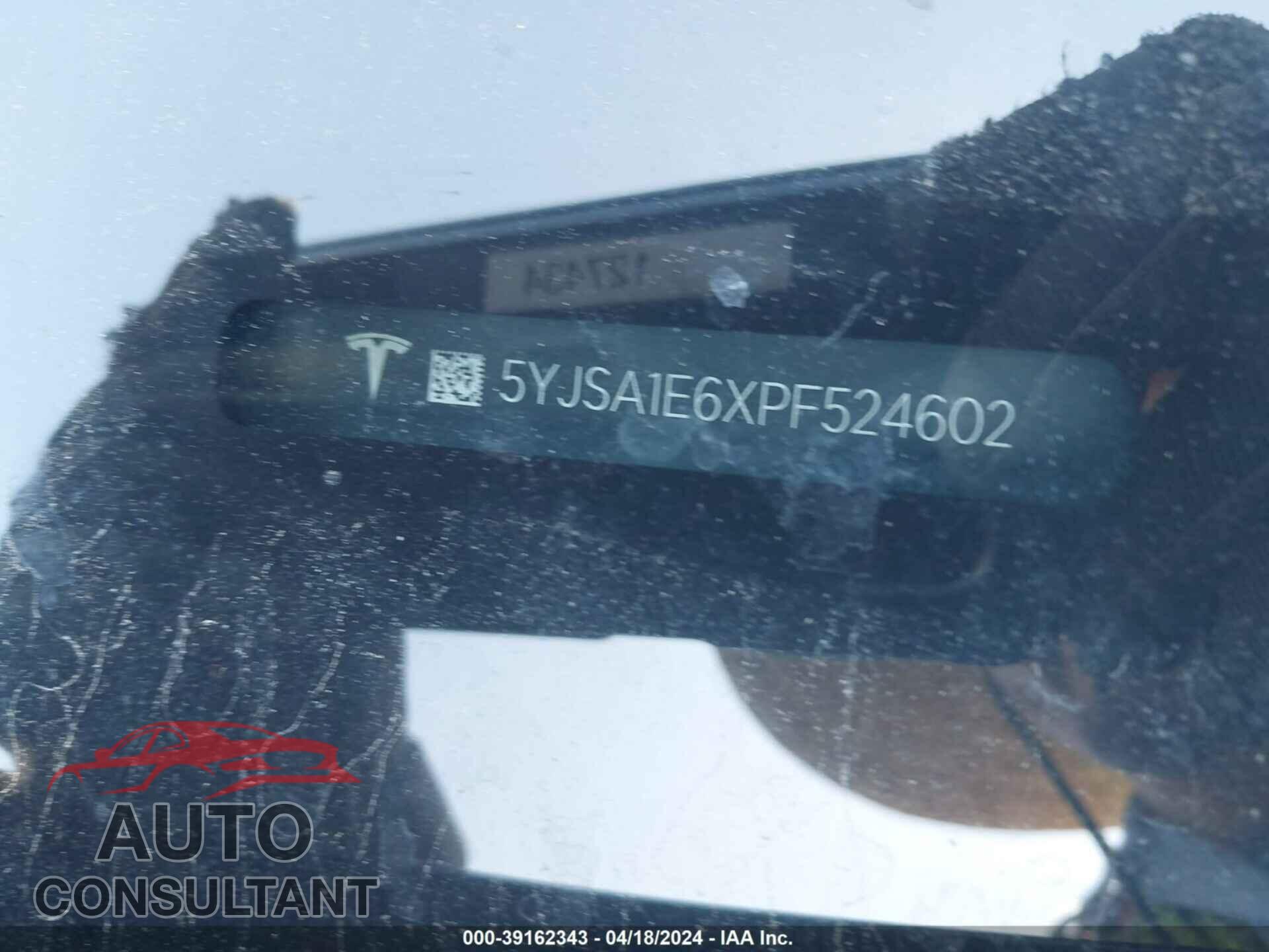 TESLA MODEL S 2023 - 5YJSA1E6XPF524602