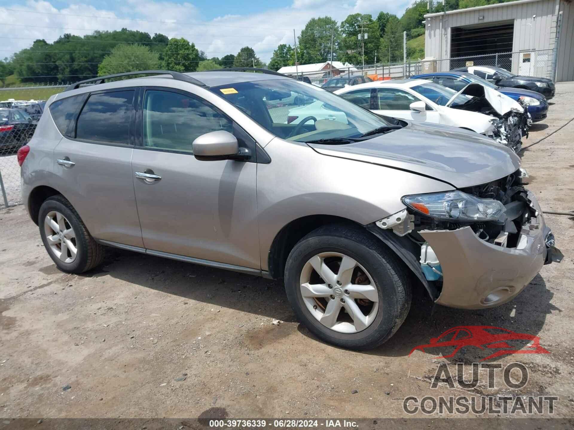 NISSAN MURANO 2010 - JN8AZ1MU6AW005557