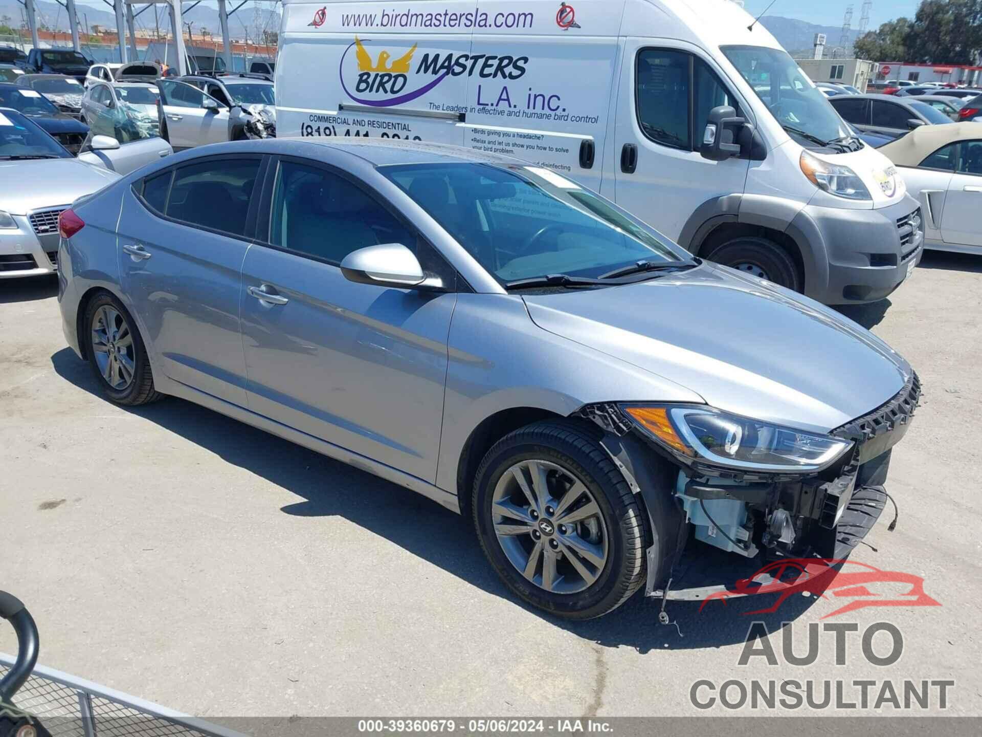 HYUNDAI ELANTRA 2017 - 5NPD84LF6HH082557