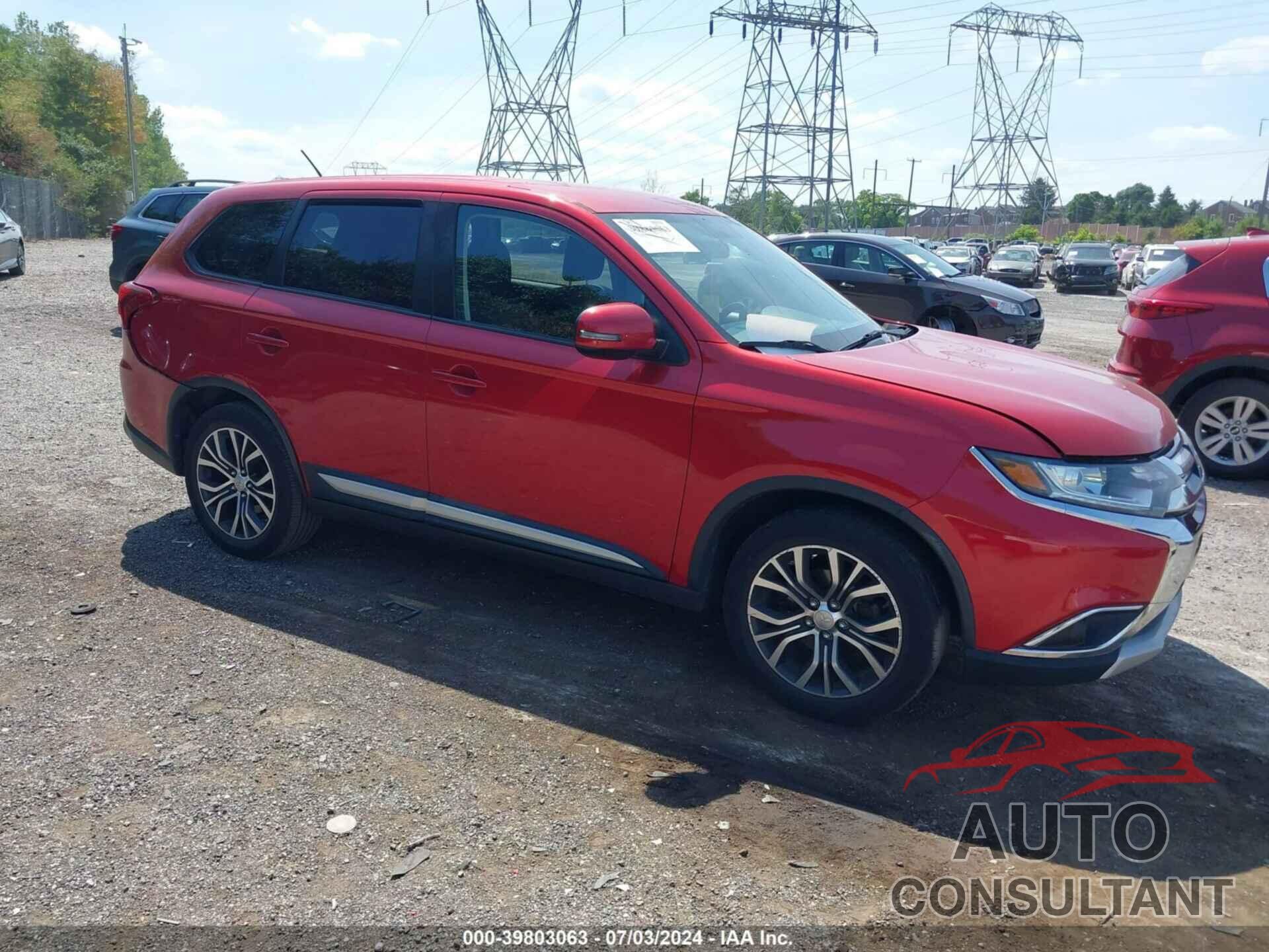 MITSUBISHI OUTLANDER 2016 - JA4AD3A3XGZ049466