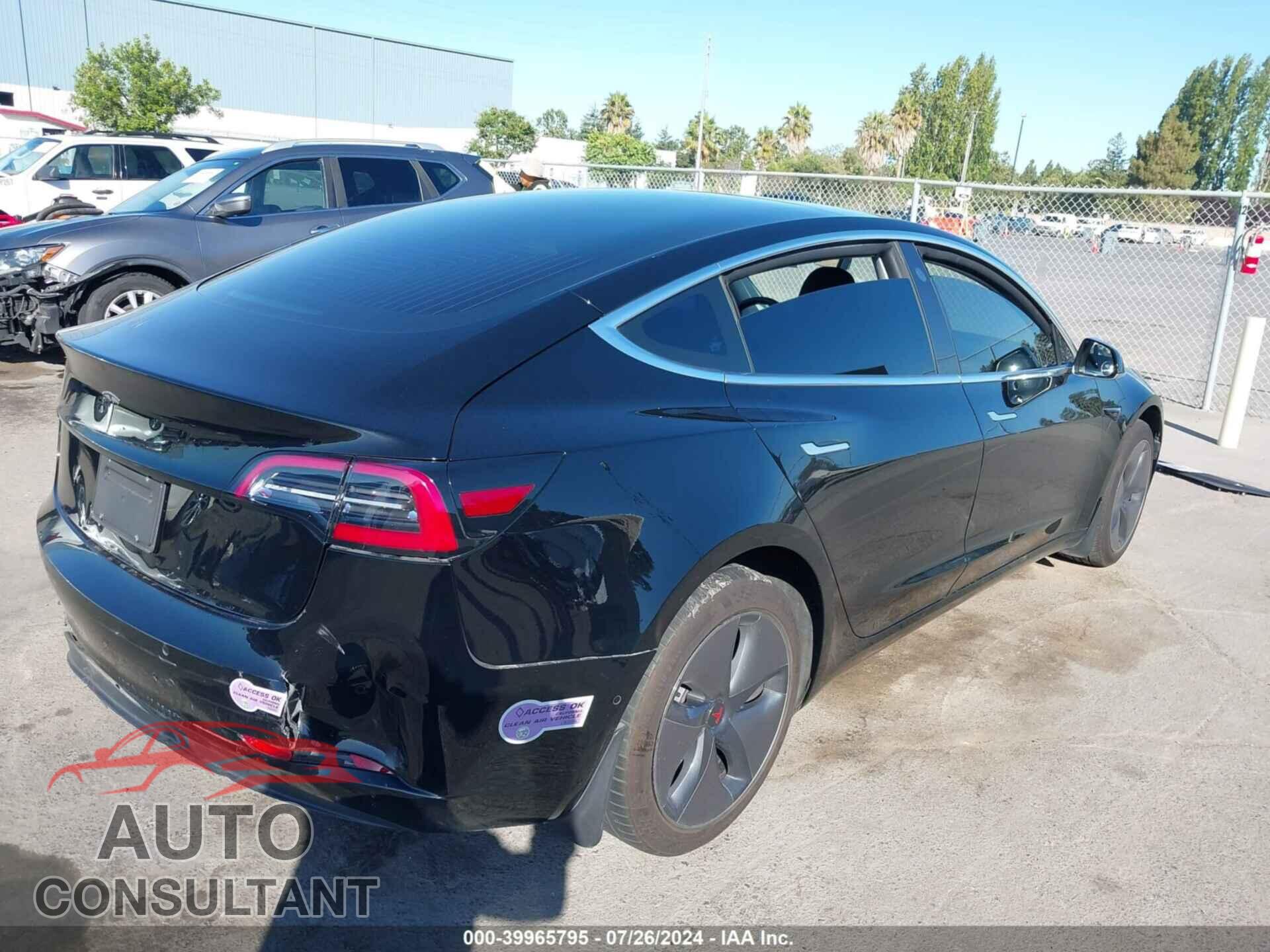 TESLA MODEL 3 2019 - 5YJ3E1EA0KF434896