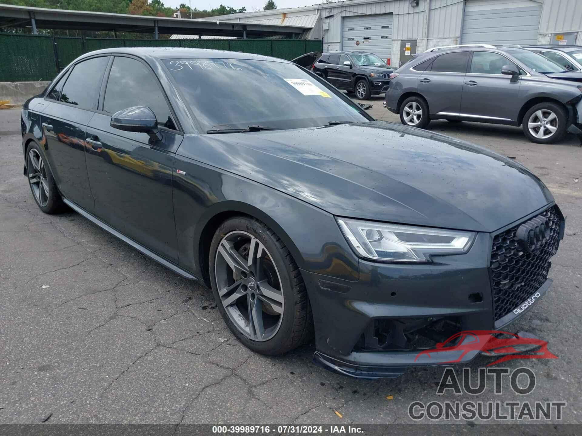 AUDI A4 2018 - WAUENAF4XJA212520