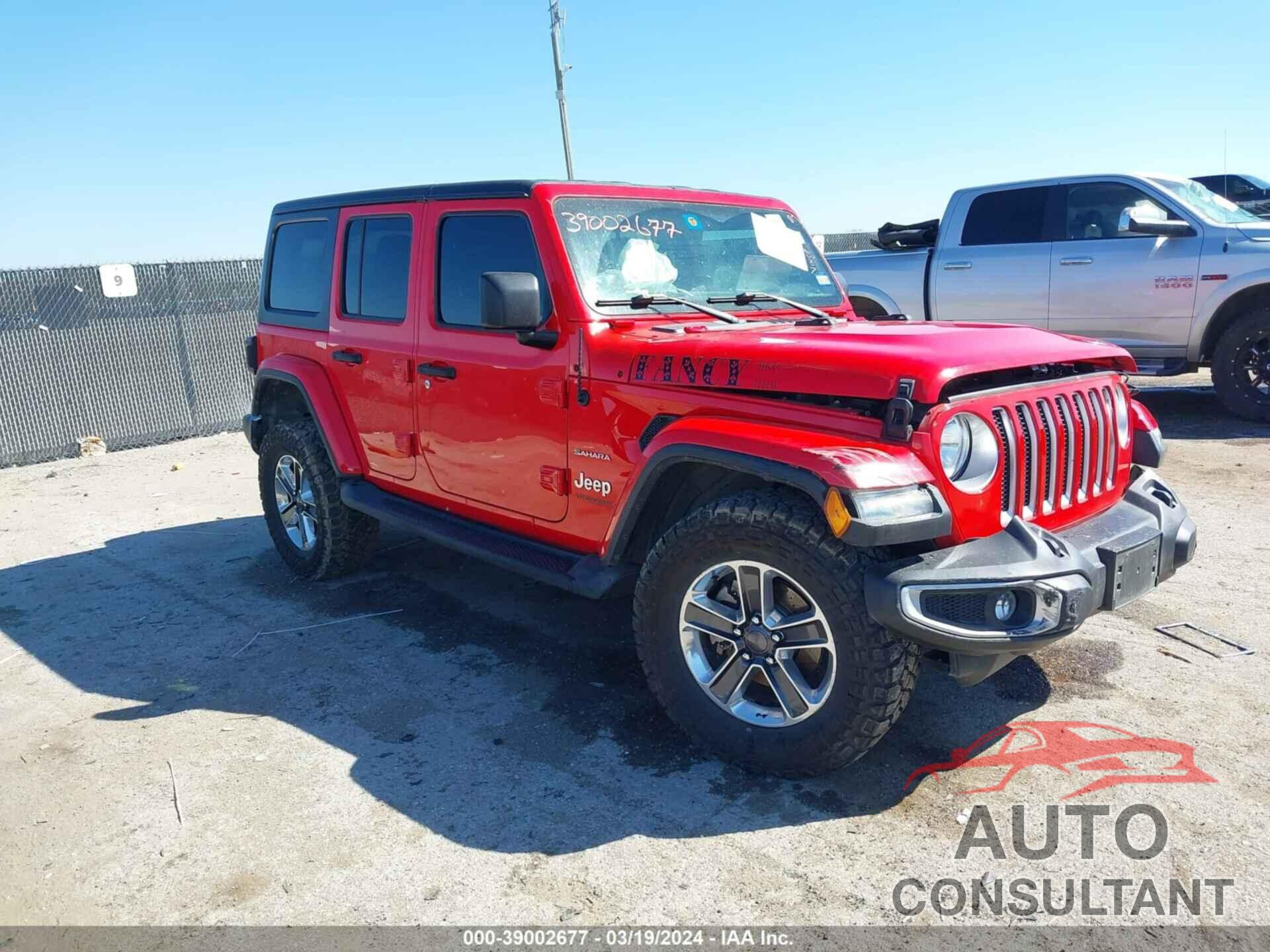 JEEP WRANGLER UNLIMITED 2018 - 1C4HJXEG1JW165679