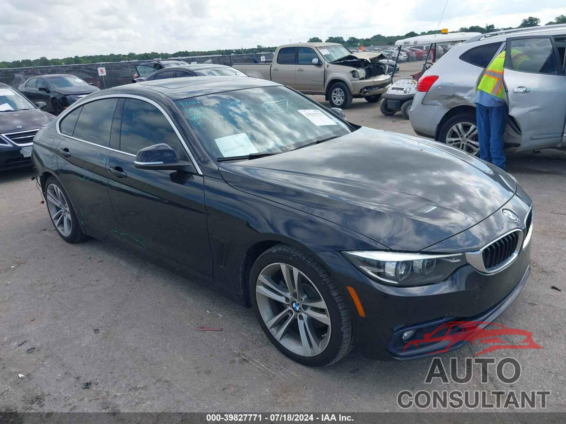 BMW 430I GRAN COUPE 2018 - WBA4J1C52JBG79593