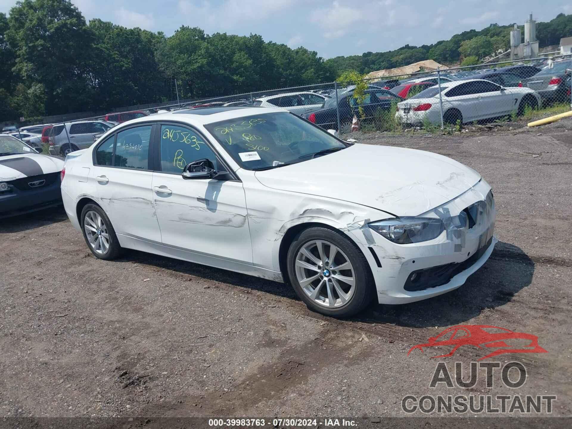 BMW 320I 2017 - WBA8E5G54HNU42181