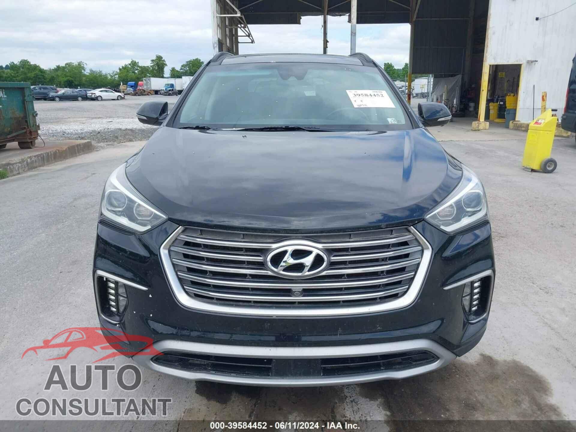 HYUNDAI SANTA FE 2017 - KM8SR4HF3HU237905