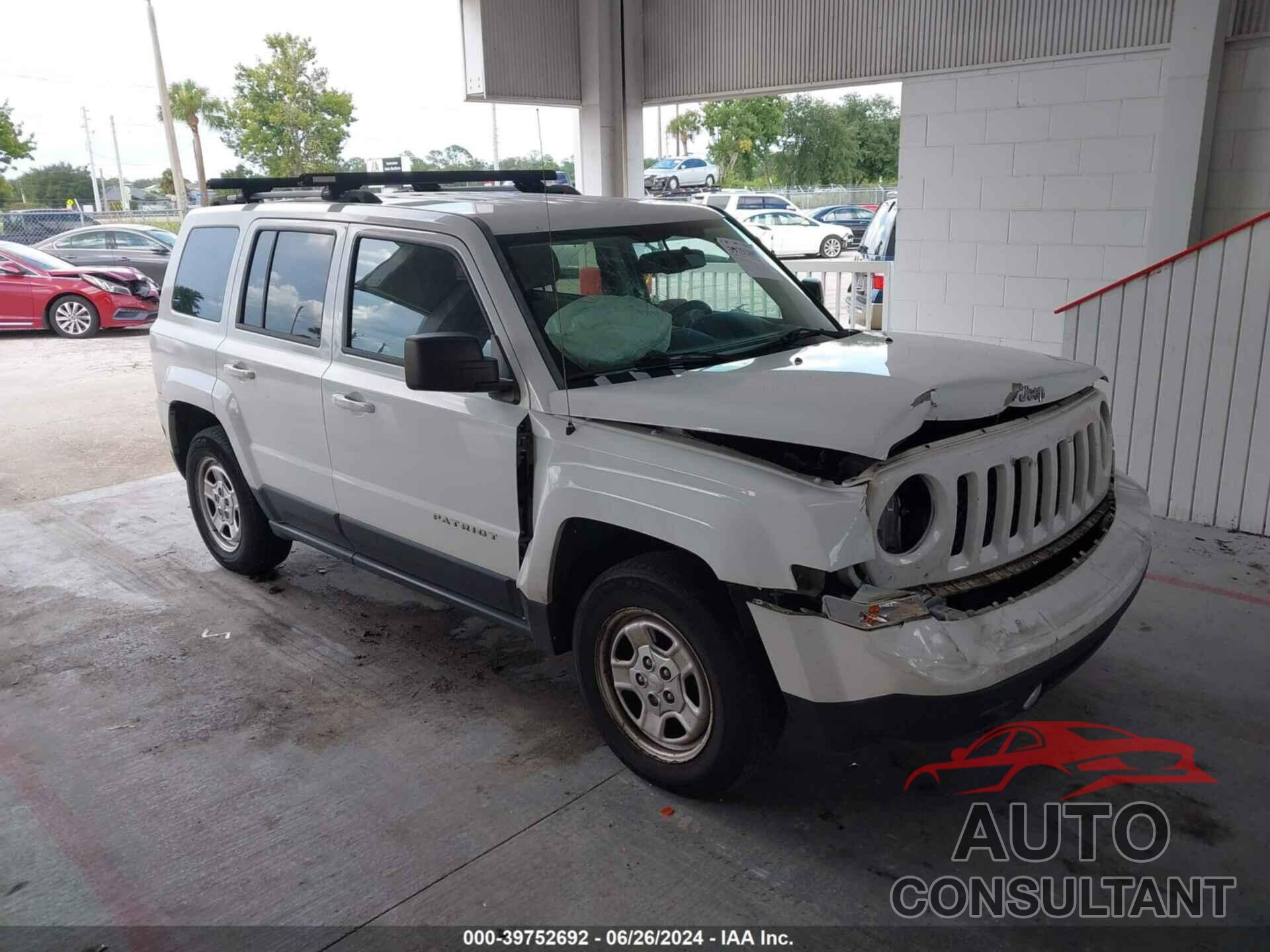 JEEP PATRIOT 2016 - 1C4NJPBAXGD589112