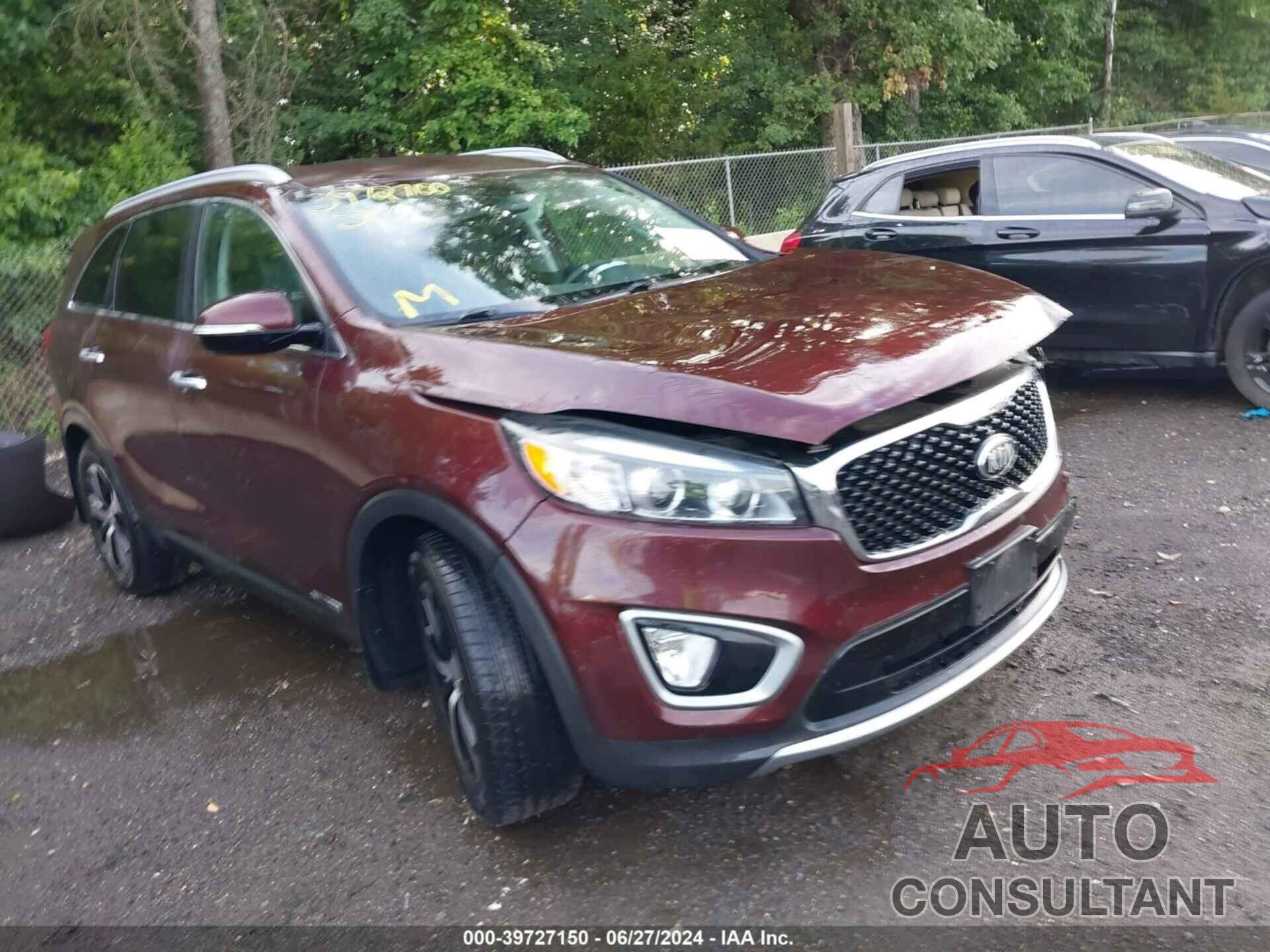 KIA SORENTO 2017 - 5XYPHDA55HG290945