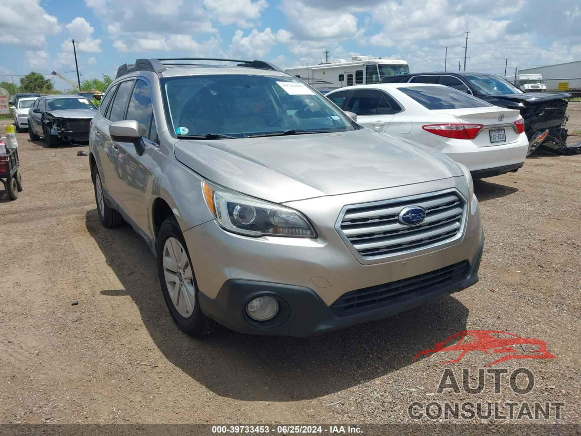 SUBARU OUTBACK 2017 - 4S4BSADC9H3217453