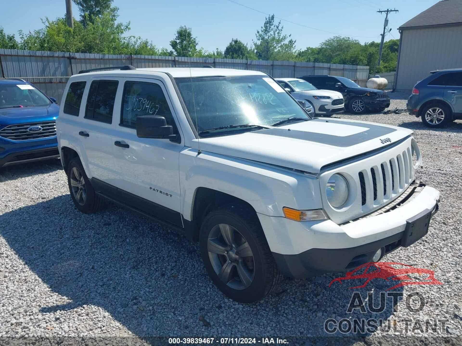 JEEP PATRIOT 2016 - 1C4NJPBA2GD634544