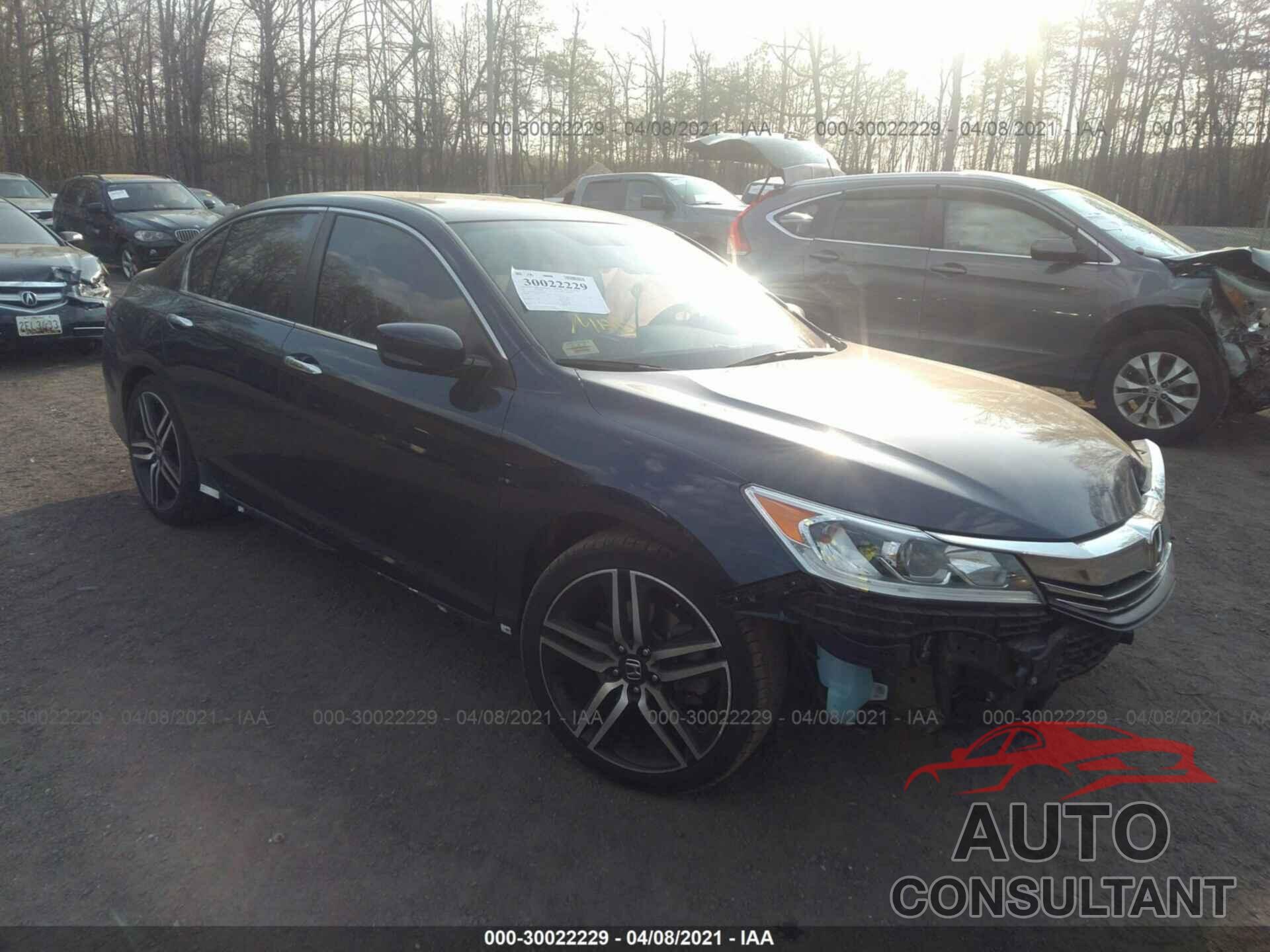HONDA ACCORD SEDAN 2017 - 1HGCR2F1XHA146556
