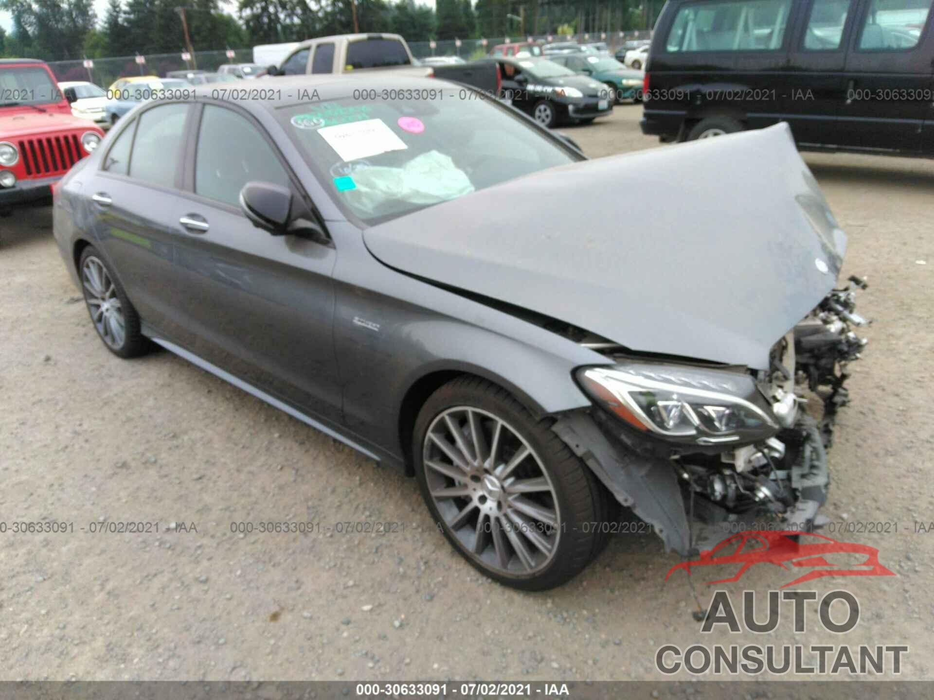 MERCEDES-BENZ C-CLASS 2017 - 55SWF6EB7HU185181