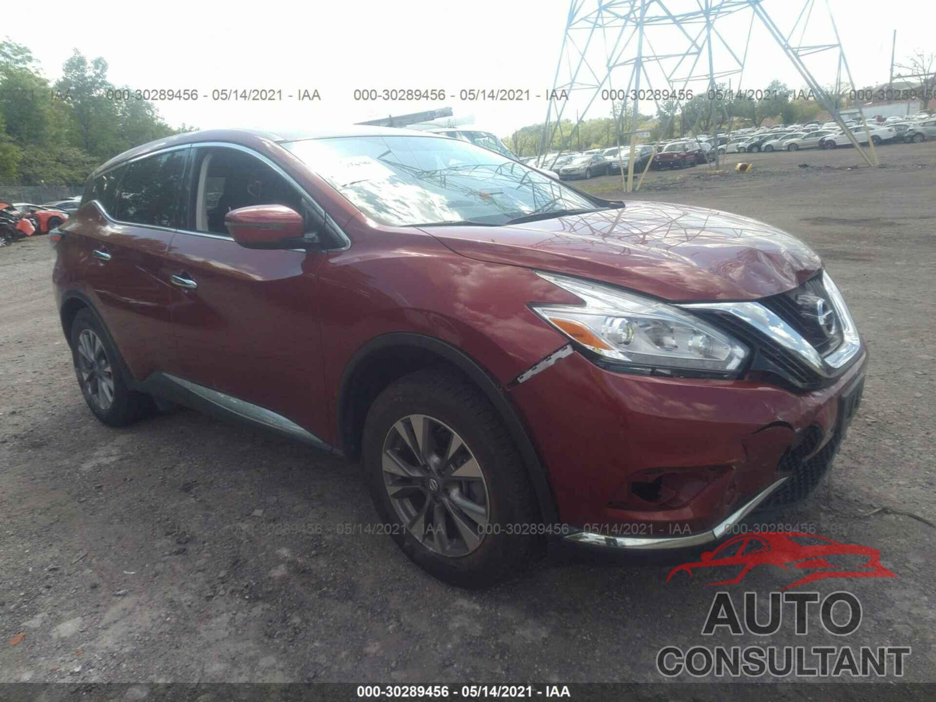 NISSAN MURANO 2017 - 5N1AZ2MG1HN139626