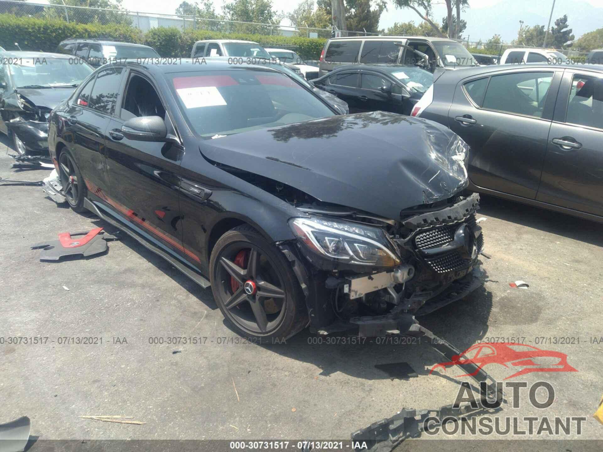 MERCEDES-BENZ C-CLASS 2016 - 55SWF6EB8GU126297