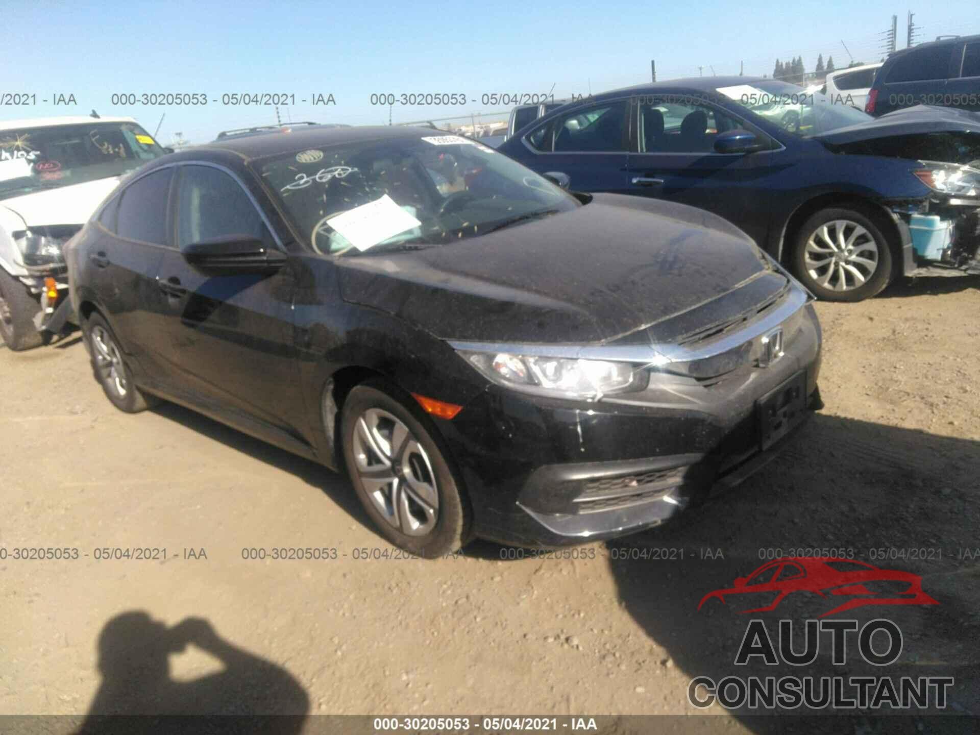 HONDA CIVIC SEDAN 2016 - 2HGFC2F54GH559221