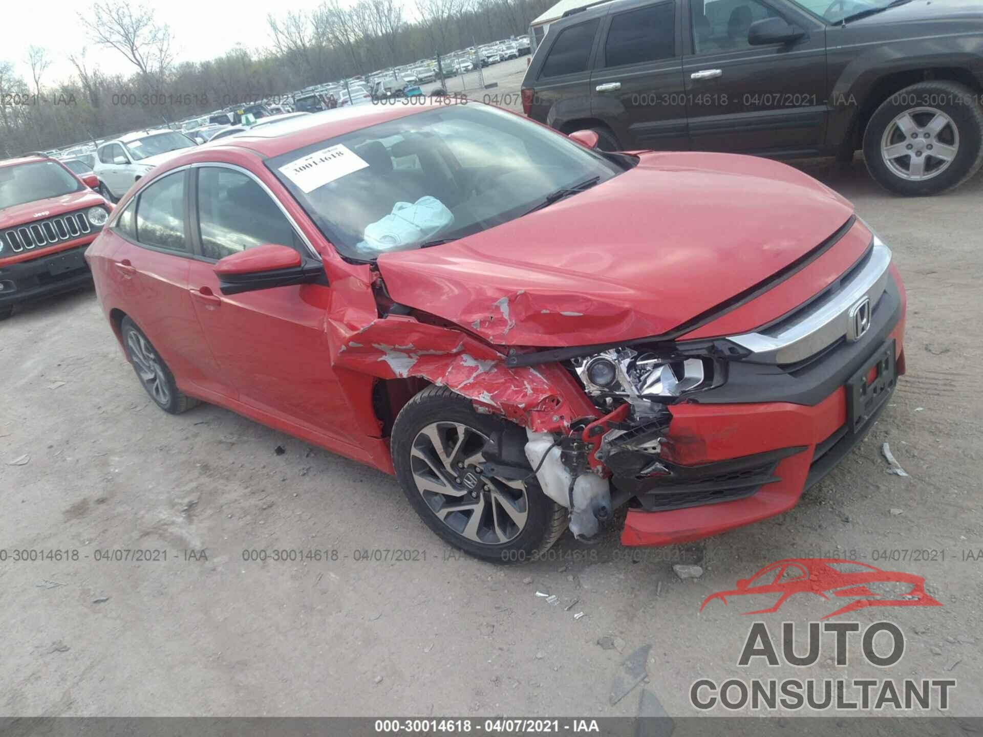 HONDA CIVIC SEDAN 2016 - 2HGFC2F7XGH525446