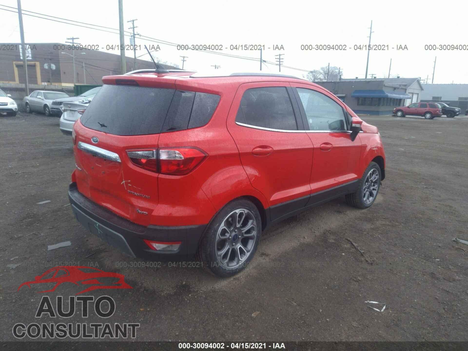 FORD ECOSPORT 2020 - MAJ6S3KL3LC361695