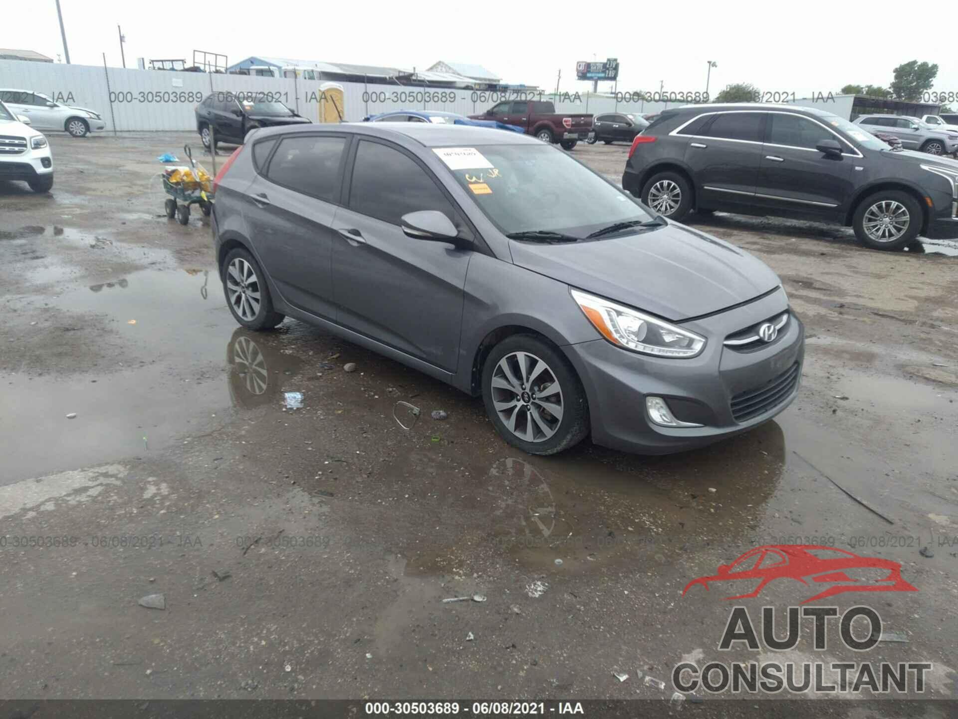 HYUNDAI ACCENT 2016 - KMHCU5AE3GU237038