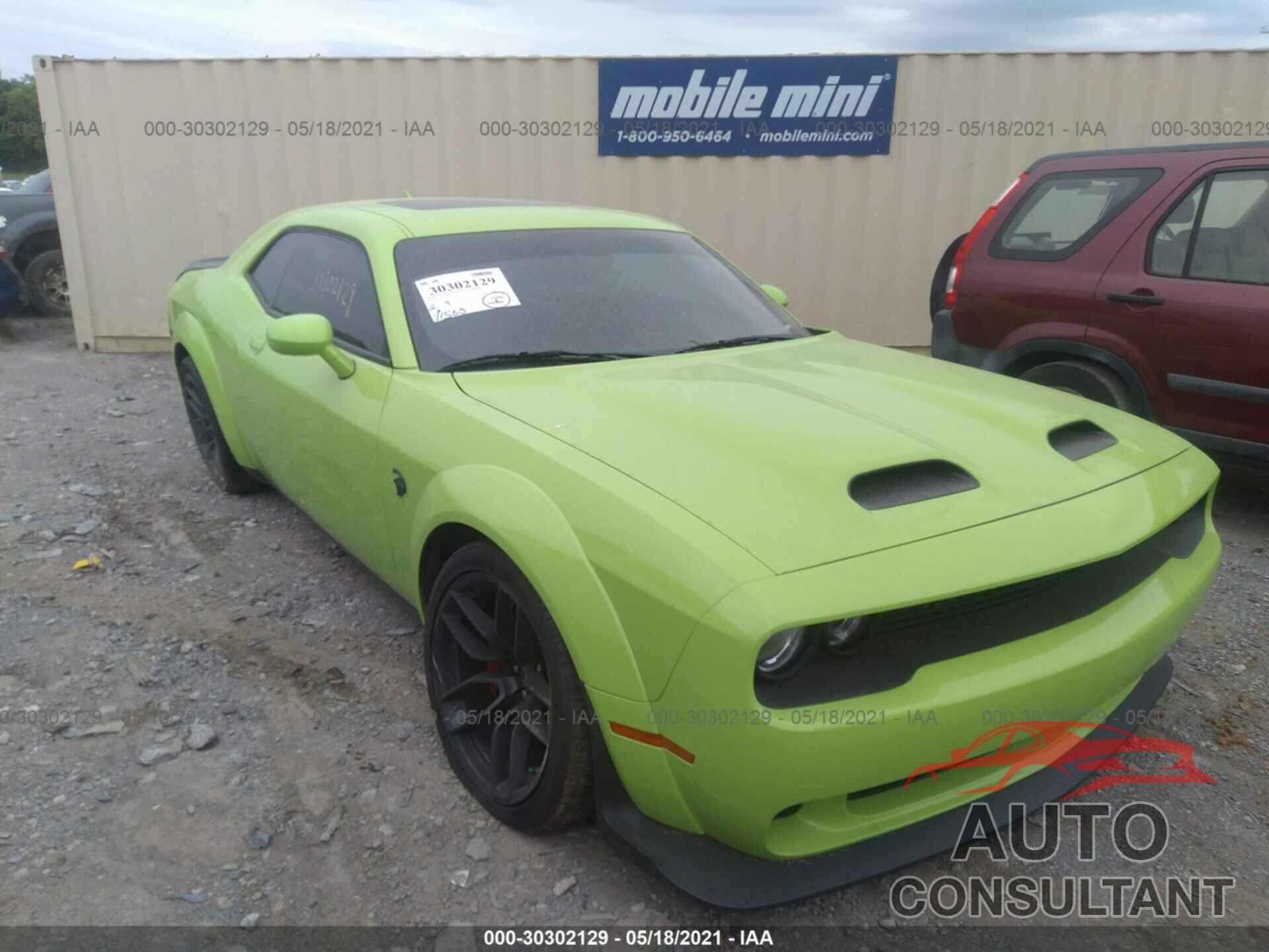 DODGE CHALLENGER 2019 - 2C3CDZL9XKH618302