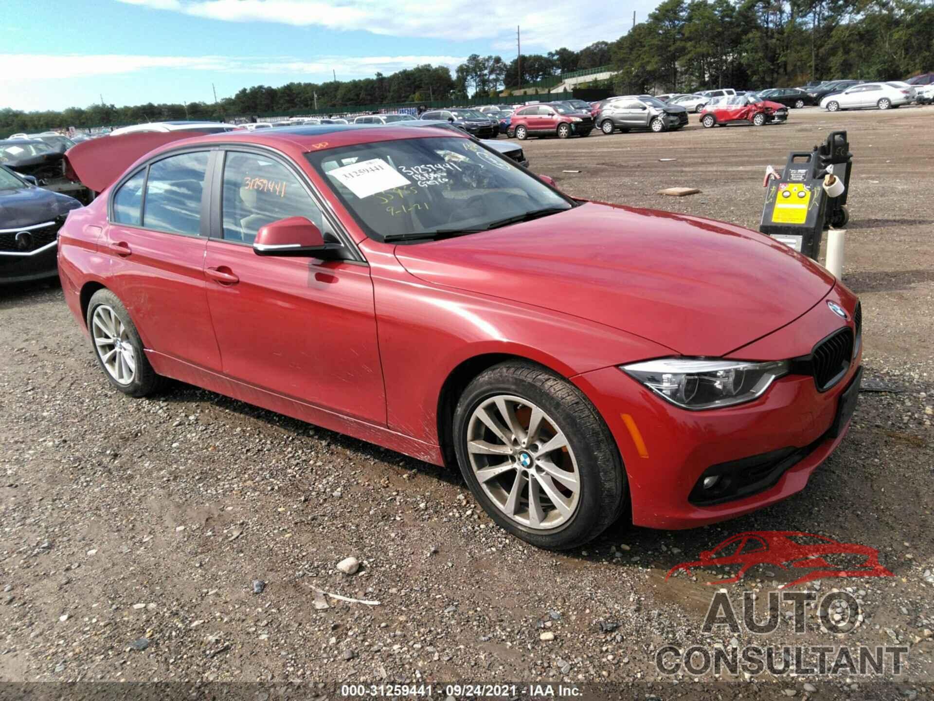 BMW 3 SERIES 2018 - WBA8A3C53JA505015
