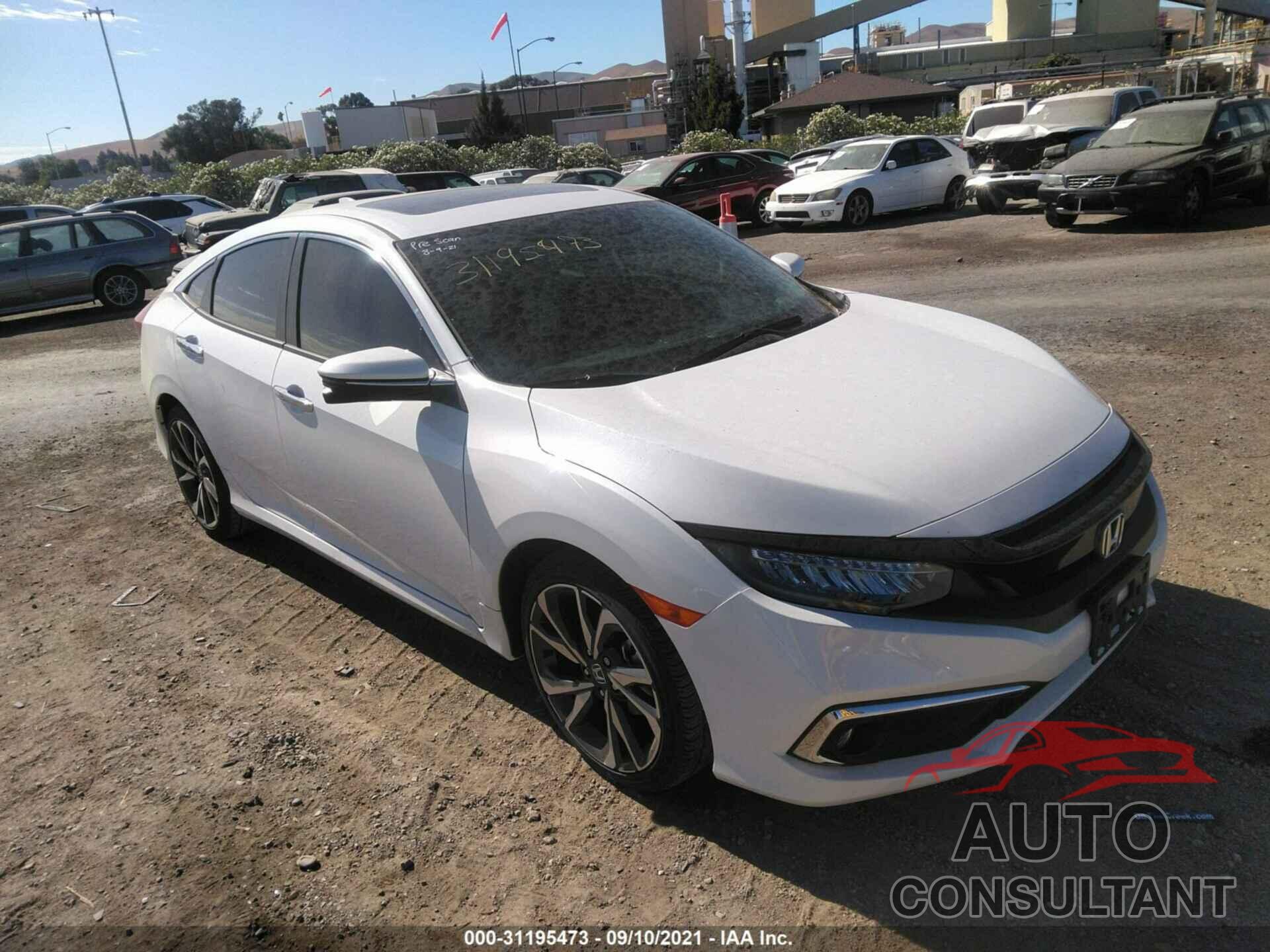 HONDA CIVIC SEDAN 2020 - 19XFC1F93LE208219