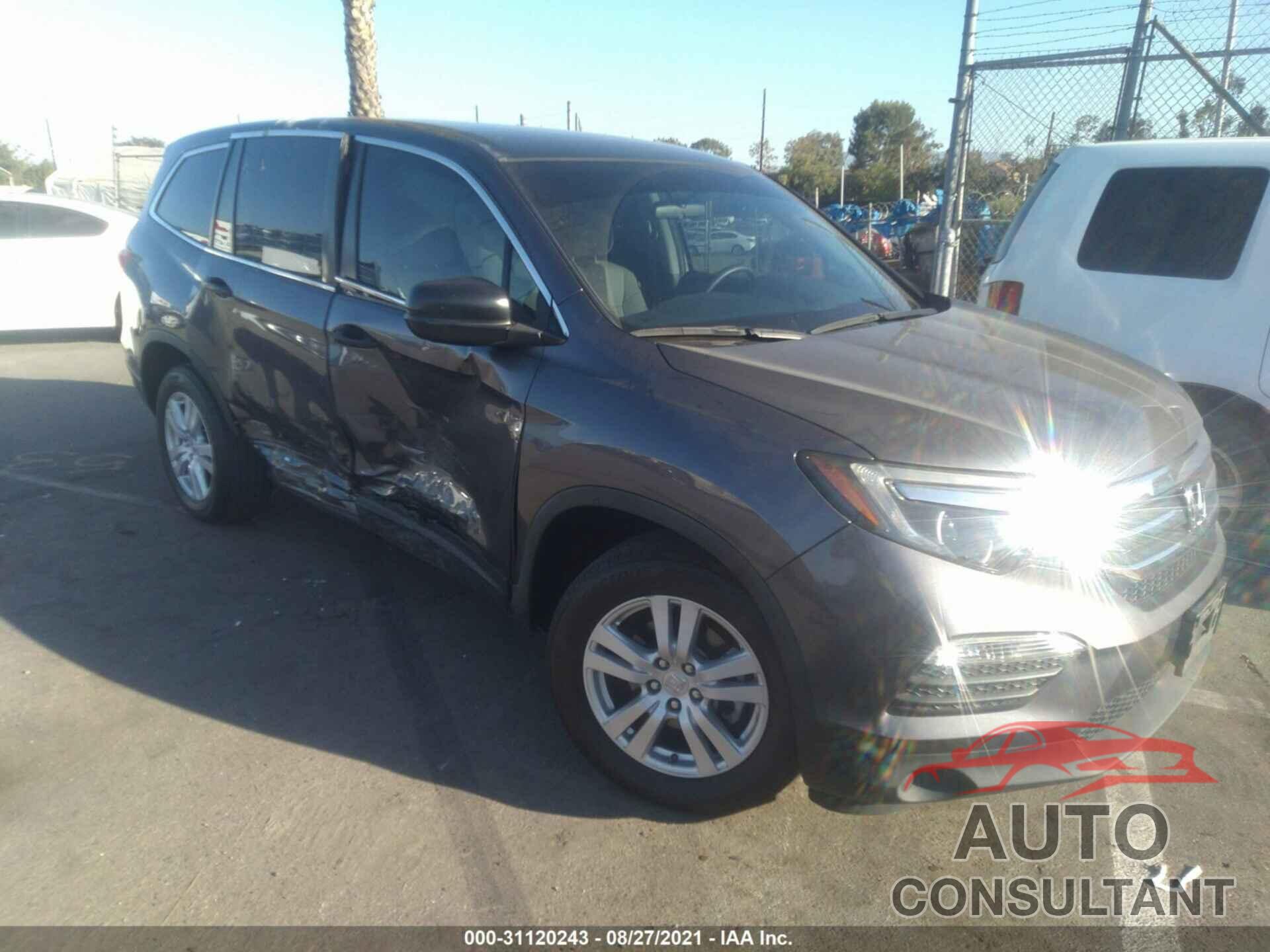 HONDA PILOT 2018 - 5FNYF5H12JB033130