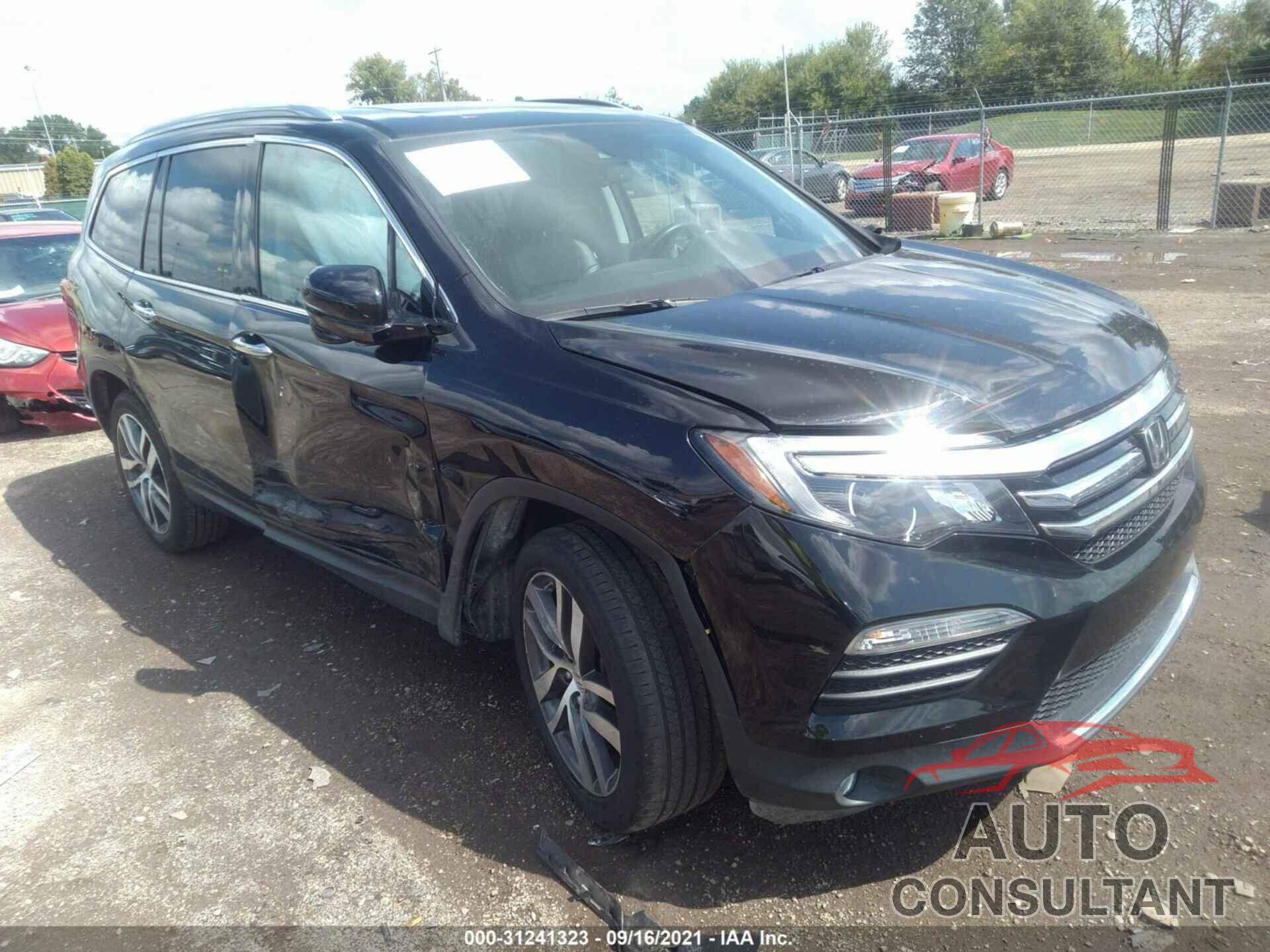 HONDA PILOT 2016 - 5FNYF6H91GB097616