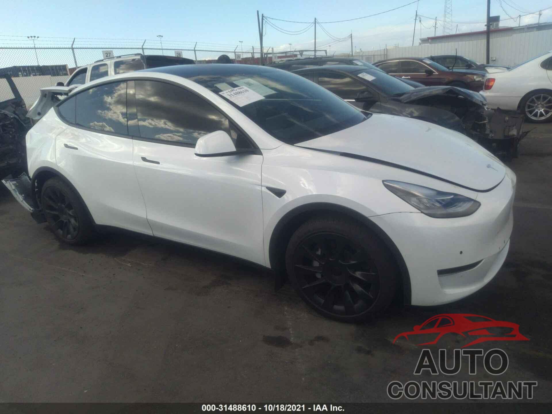 TESLA MODEL Y 2021 - 5YJYGDEE4MF061966