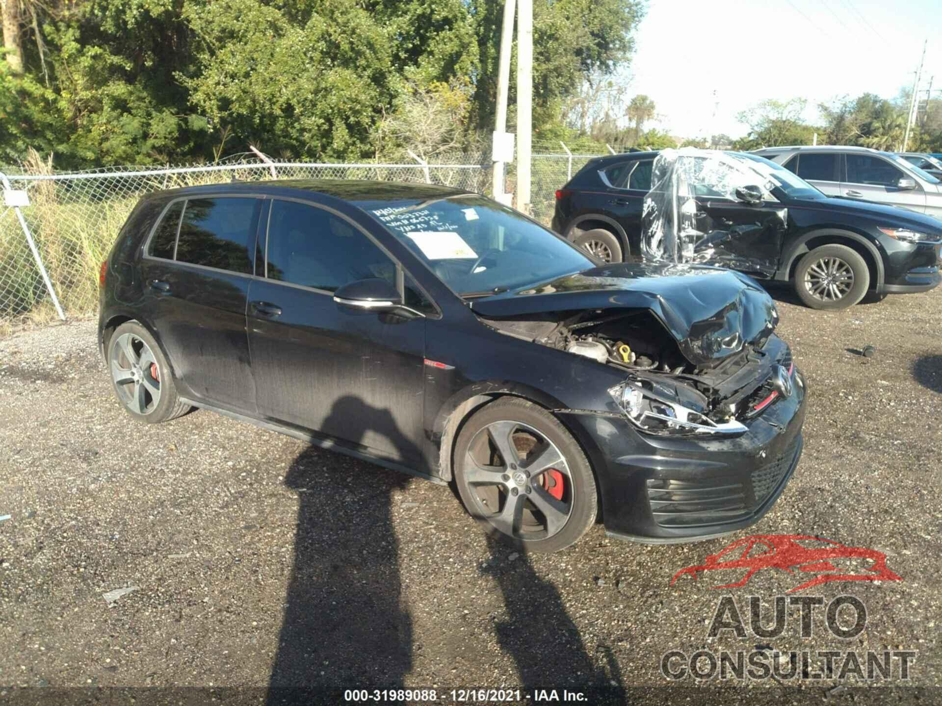 VOLKSWAGEN GOLF GTI 2017 - 3VW4T7AU8HM066725