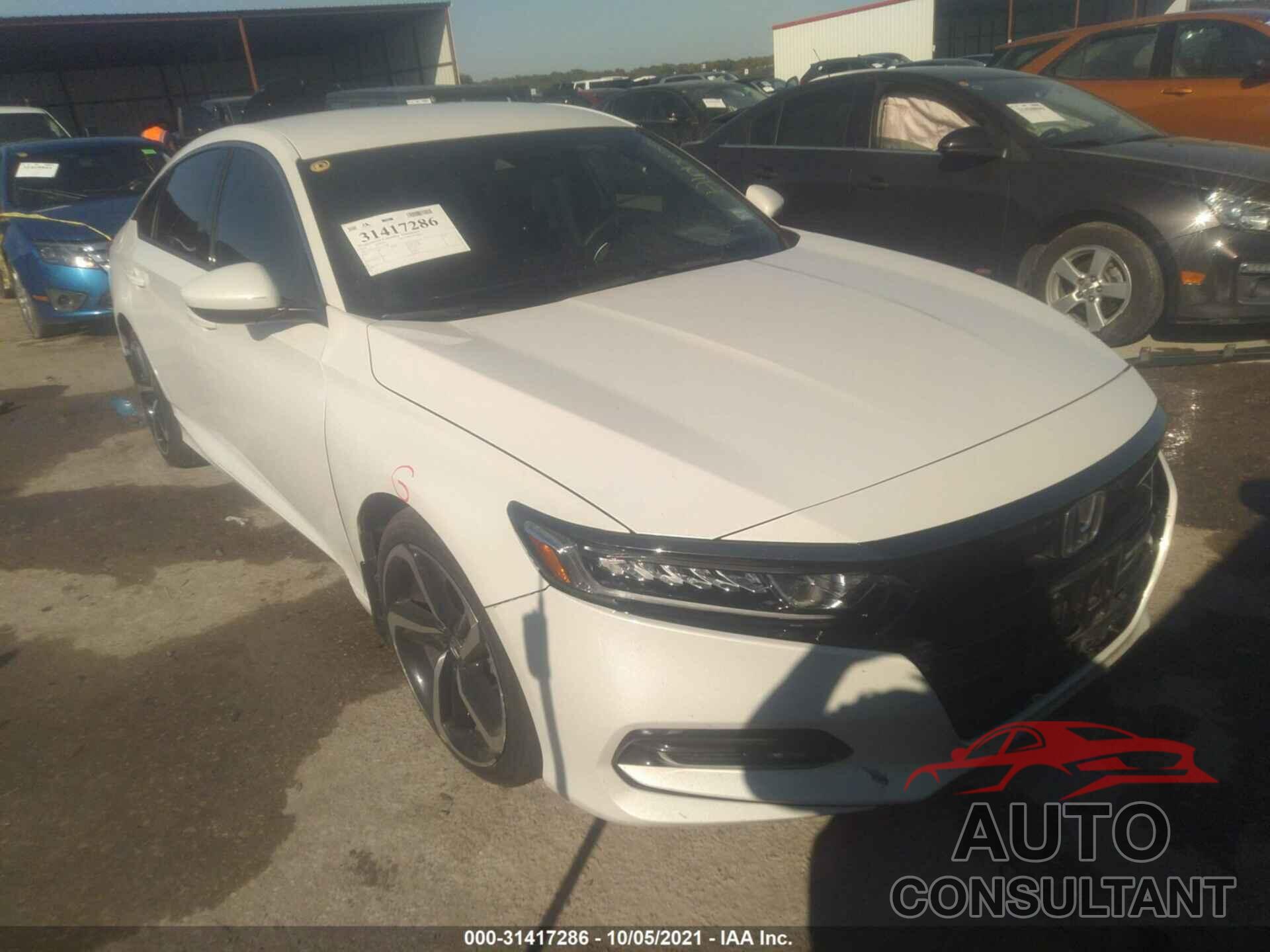 HONDA ACCORD SEDAN 2018 - 1HGCV1F31JA119582
