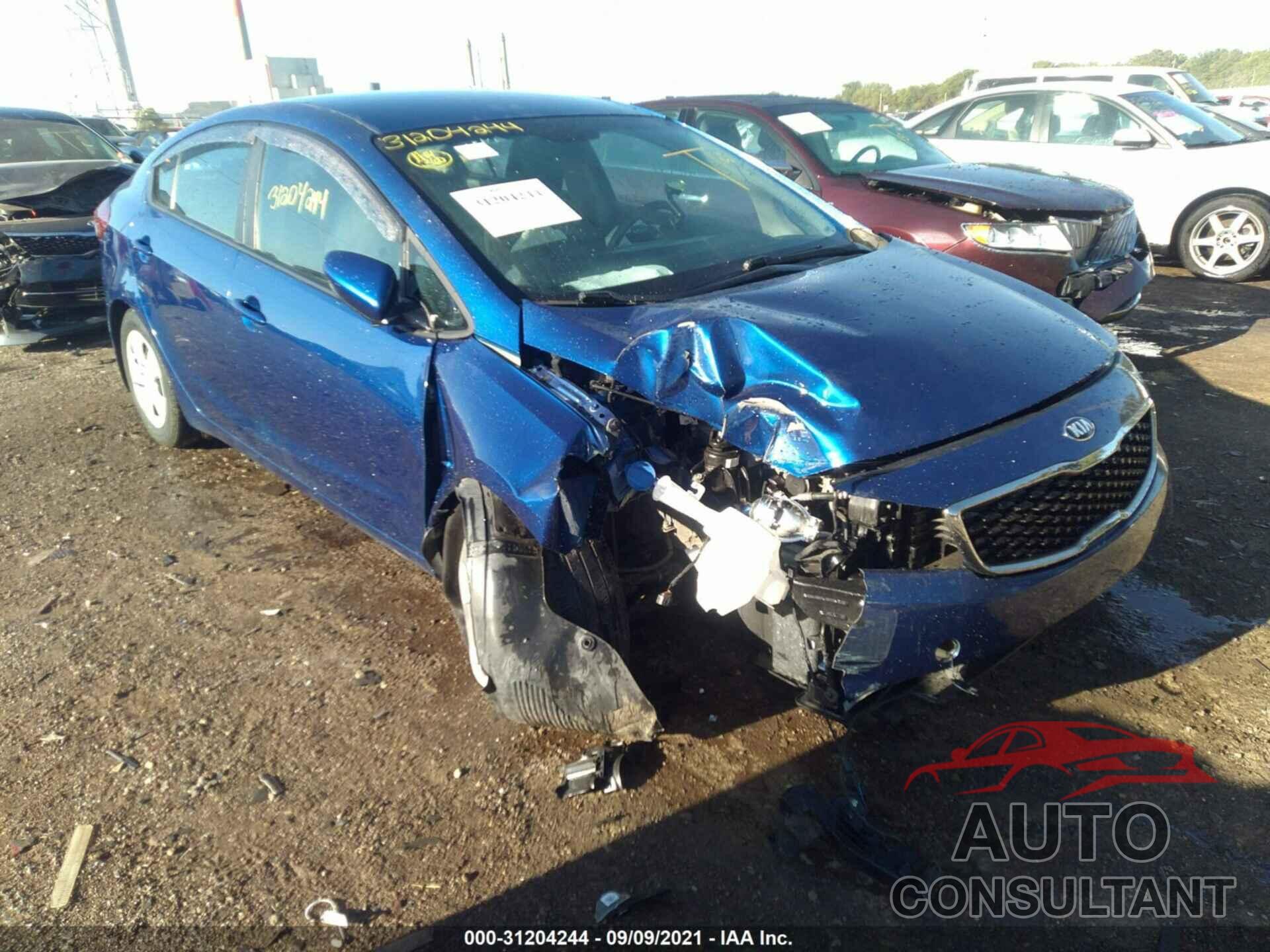 KIA FORTE 2017 - 3KPFK4A74HE080283