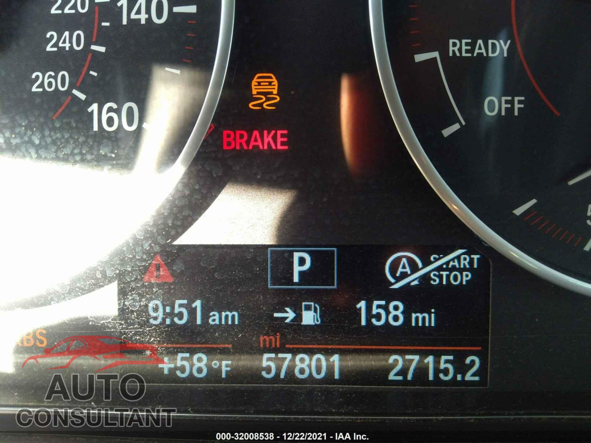 BMW 3 SERIES 2016 - WBA8E9G5XGNU29277