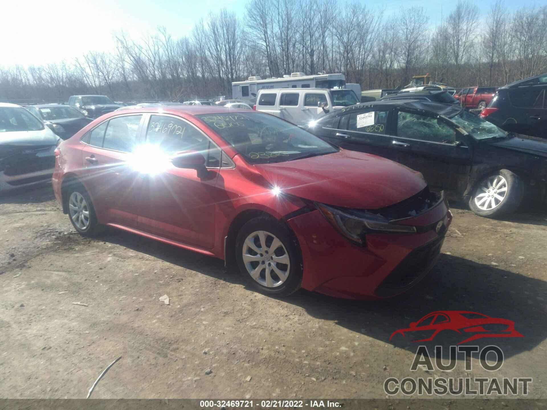 TOYOTA COROLLA 2020 - 5YFEPRAE0LP031209