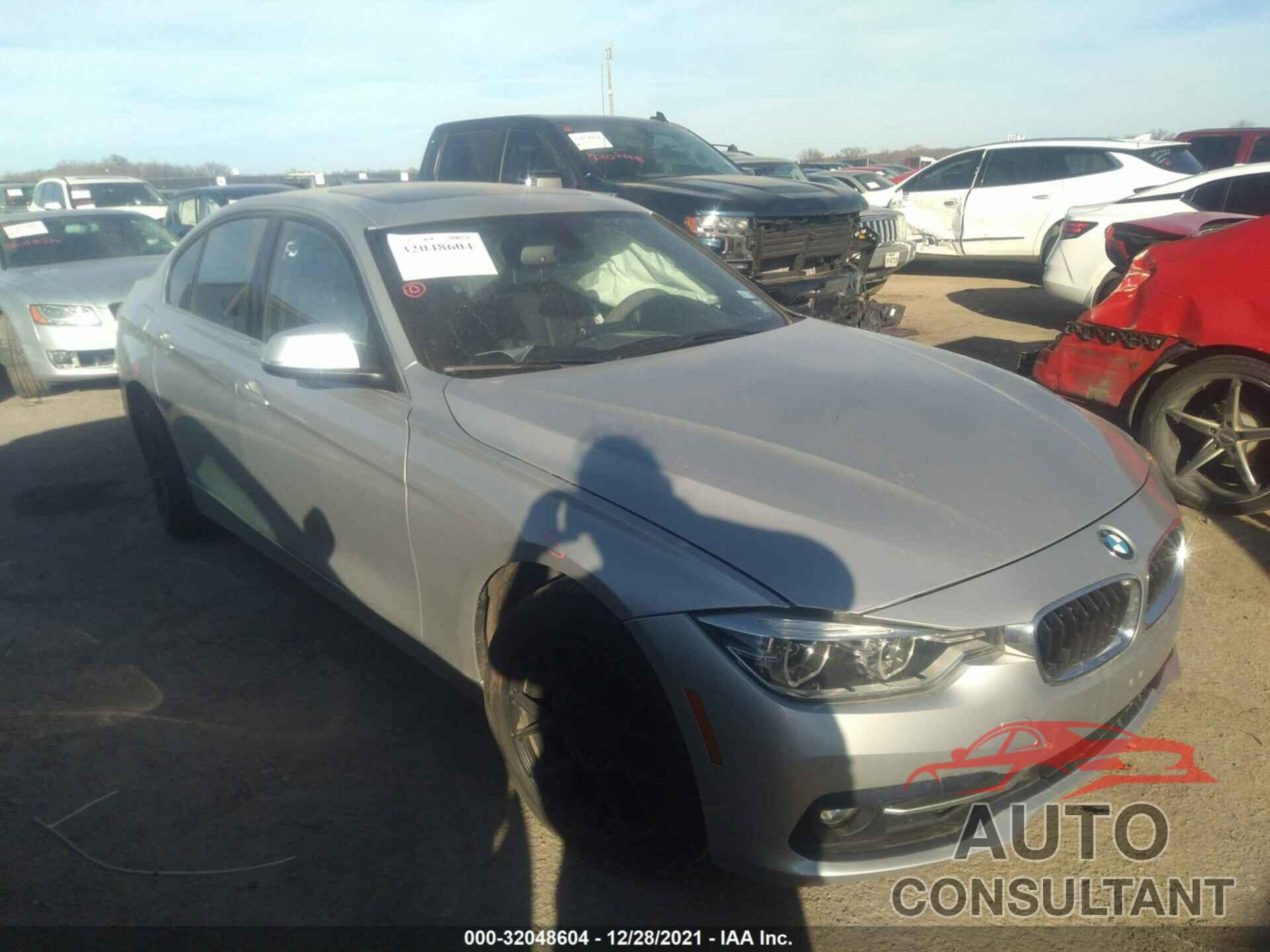 BMW 3 SERIES 2017 - WBA8D9G35HNU62531