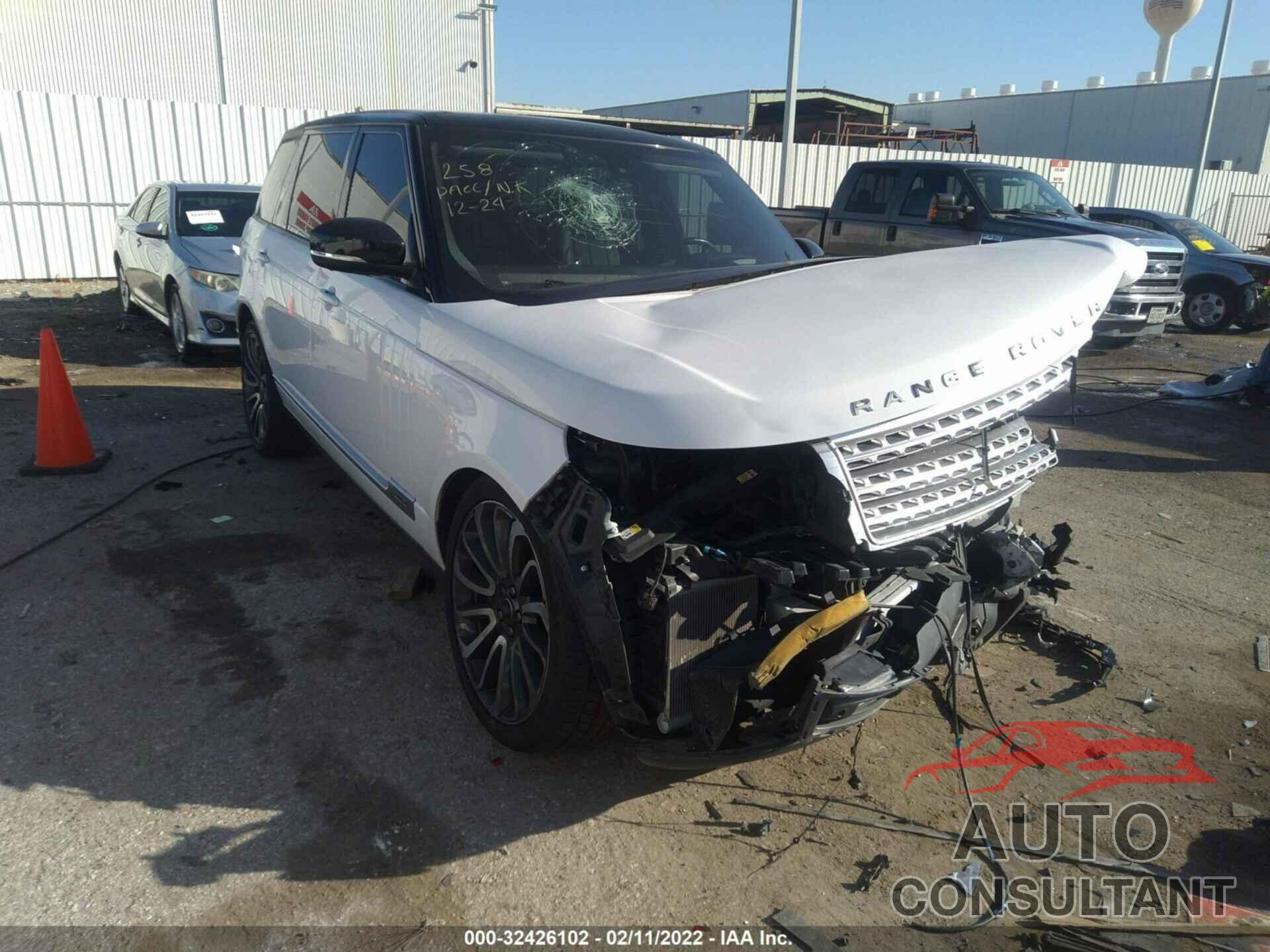 LAND ROVER RANGE ROVER 2016 - SALGS3EF5GA287789