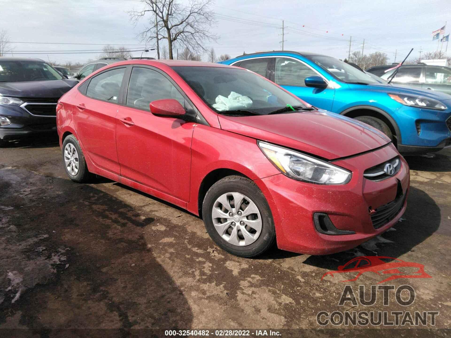 HYUNDAI ACCENT 2017 - KMHCT4AE9HU216015