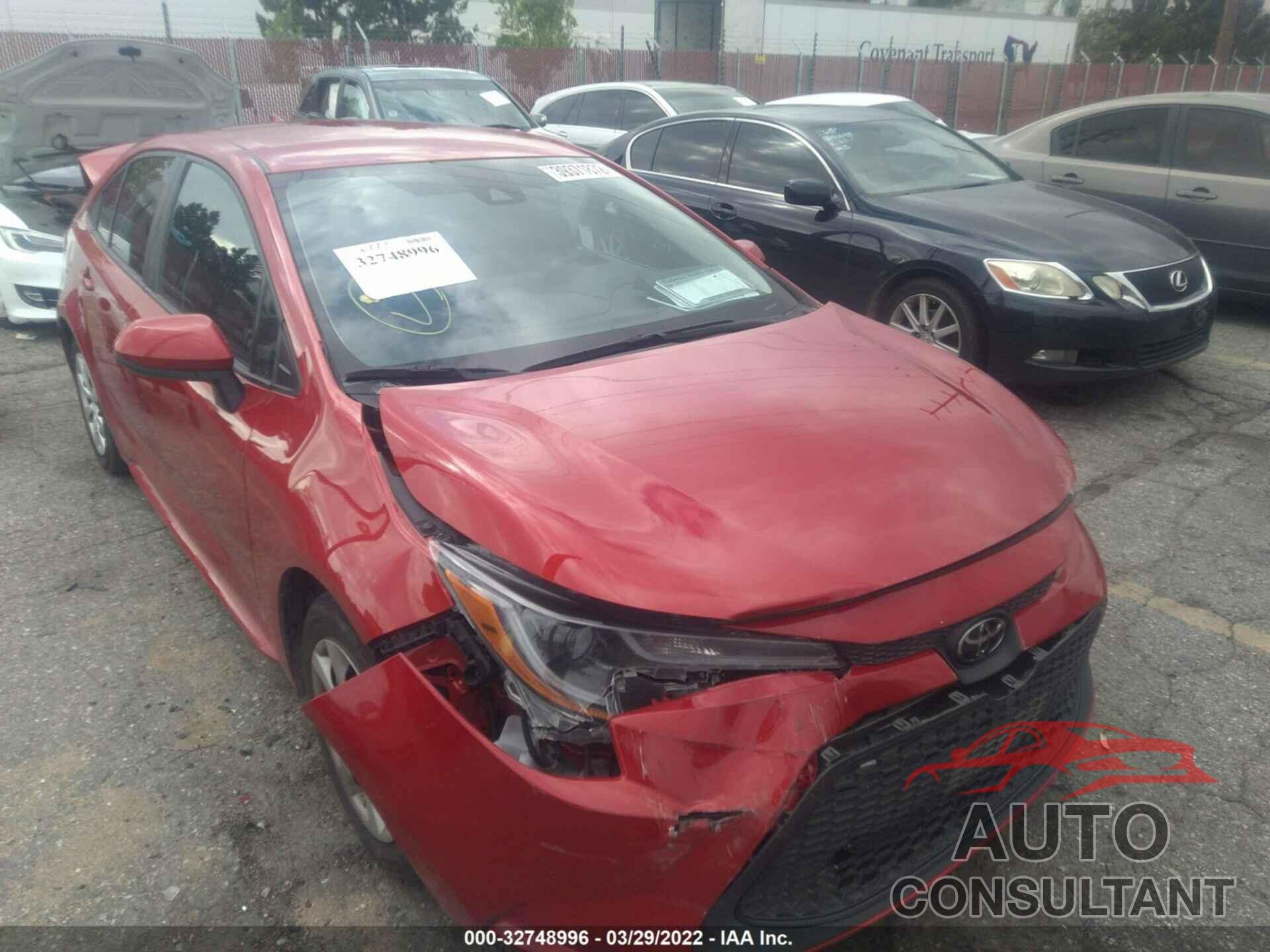 TOYOTA COROLLA 2020 - 5YFEPRAE0LP135179