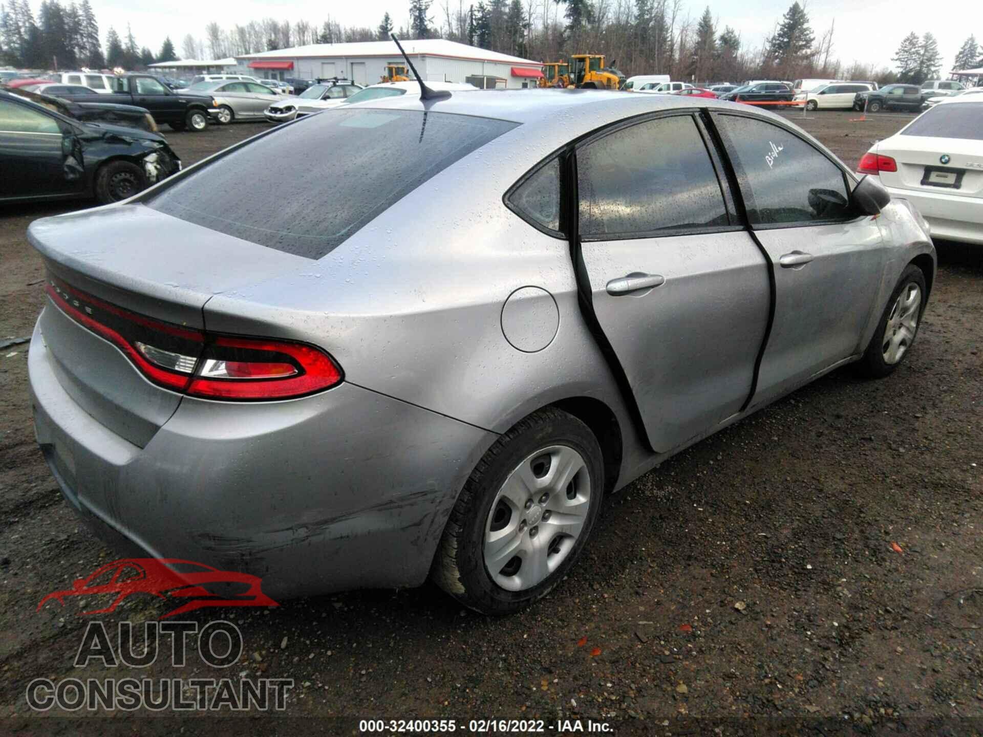 DODGE DART 2016 - 1C3CDFAA7GD540285