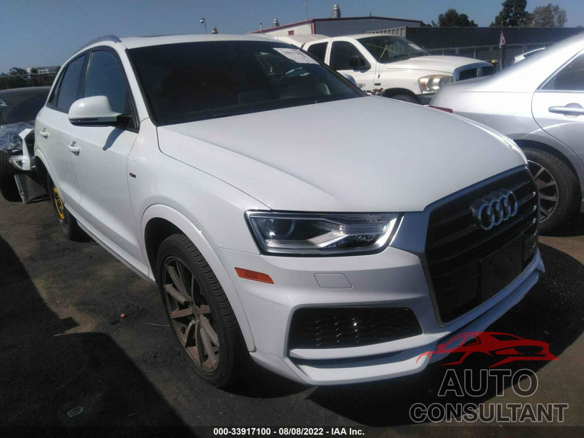 AUDI Q3 2018 - WA1BCCFS5JR034453