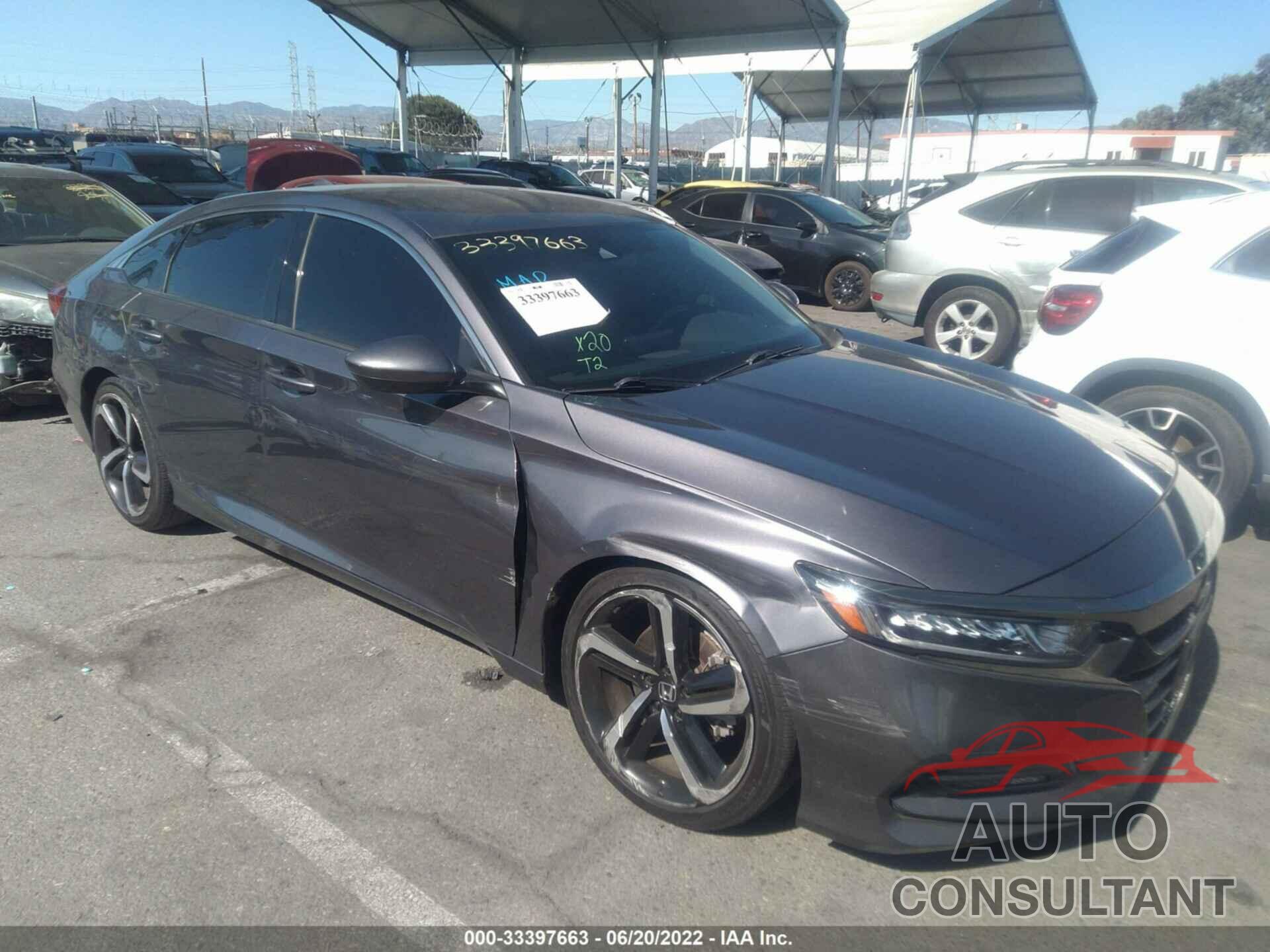 HONDA ACCORD SEDAN 2019 - 1HGCV1F32KA113923