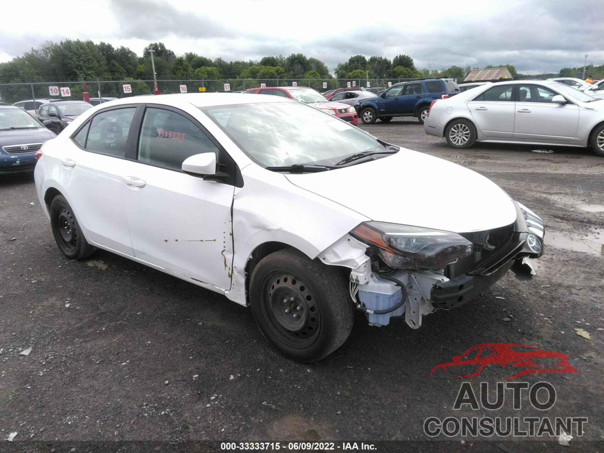 TOYOTA COROLLA 2019 - 2T1BURHE5KC149451