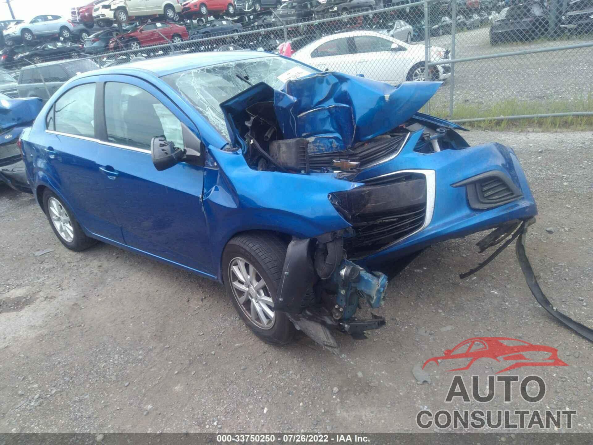 CHEVROLET SONIC 2017 - 1G1JD5SG1H4103439