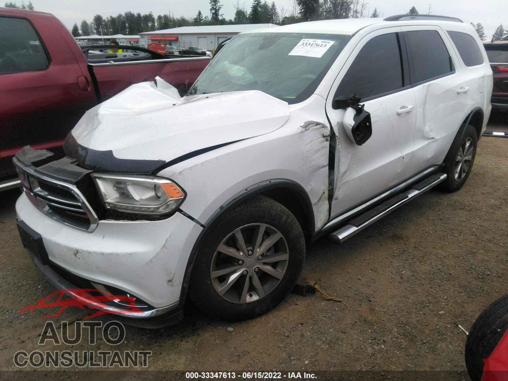 DODGE DURANGO 2016 - 1C4RDJDG8GC484971
