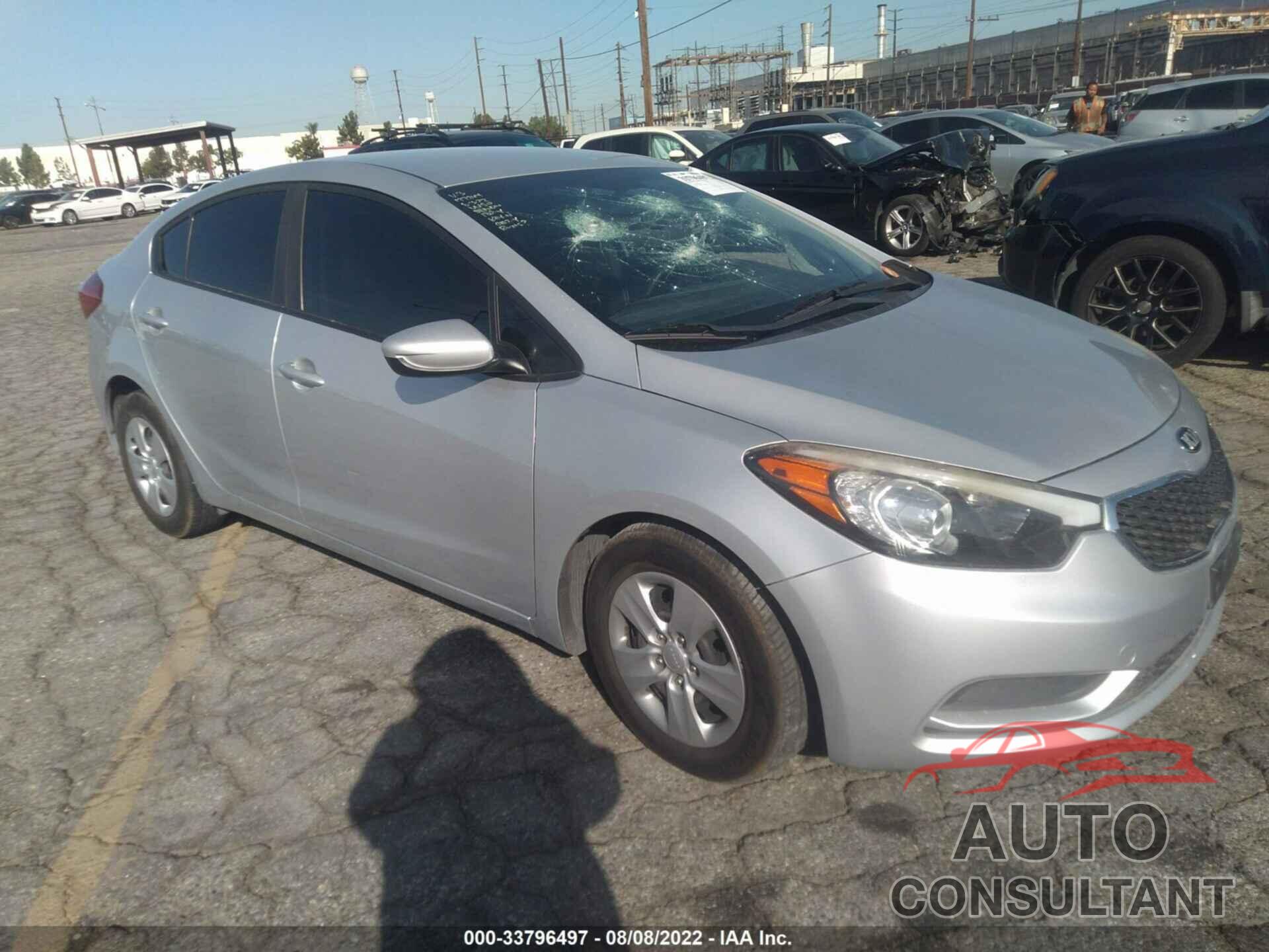 KIA FORTE 2016 - KNAFK4A6XG5595741