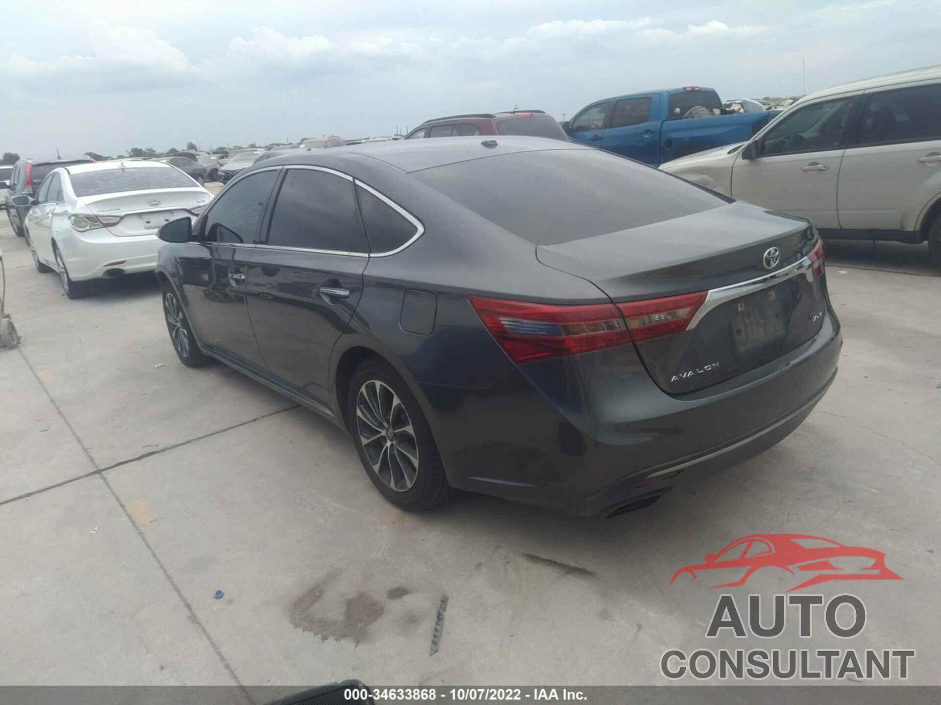 TOYOTA AVALON 2016 - 4T1BK1EB3GU211193