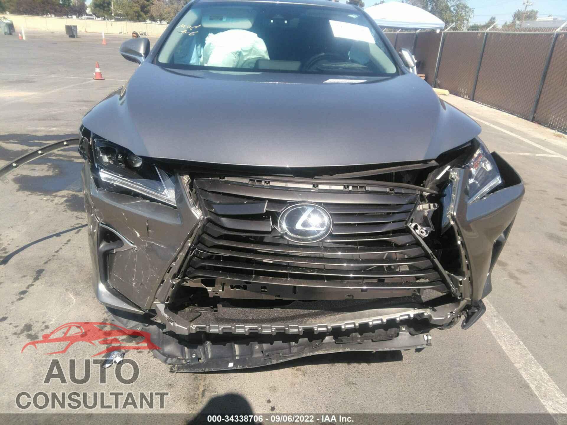 LEXUS RX 2019 - 2T2ZZMCA4KC130036