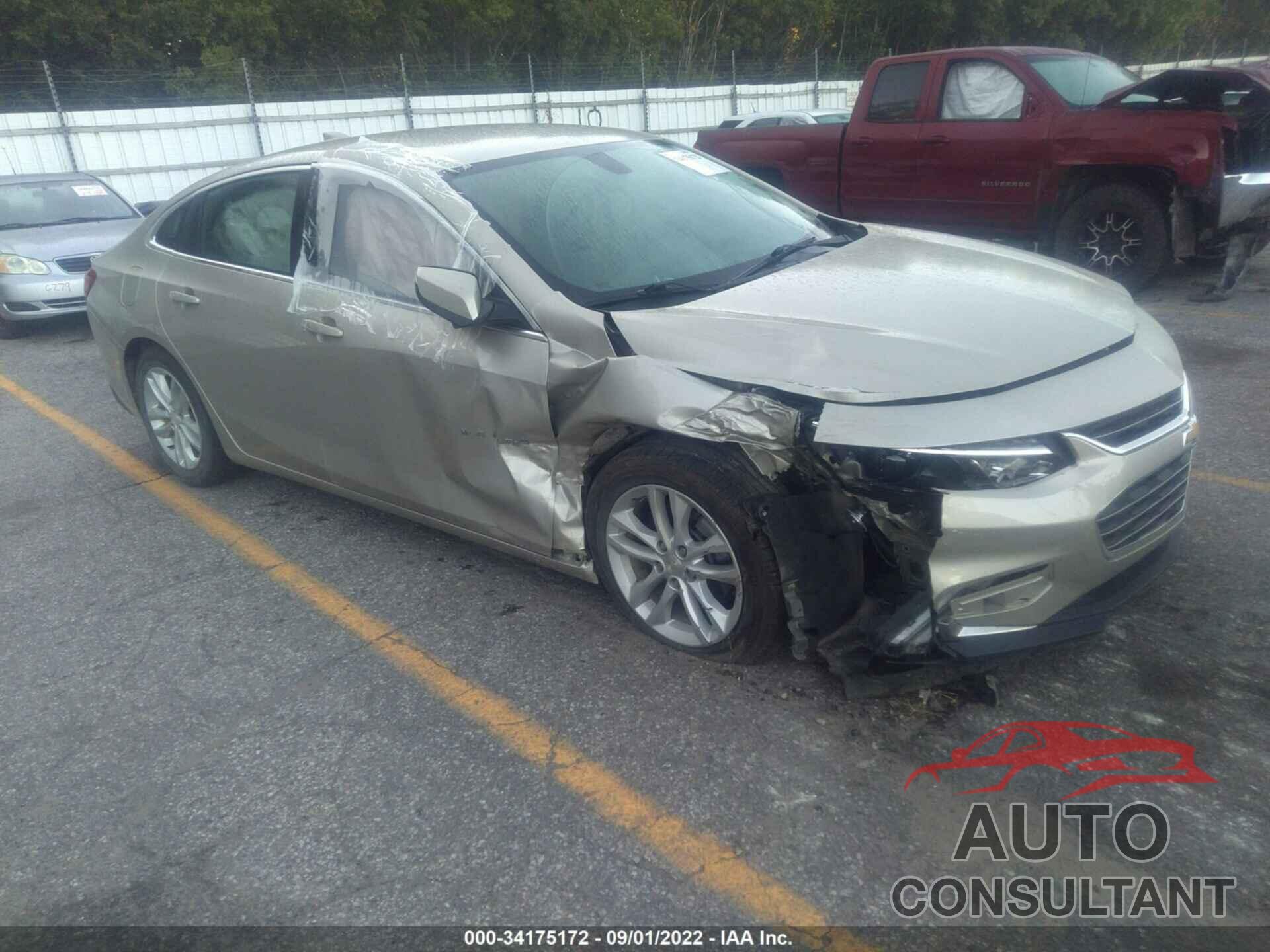 CHEVROLET MALIBU 2016 - 1G1ZE5ST5GF226189